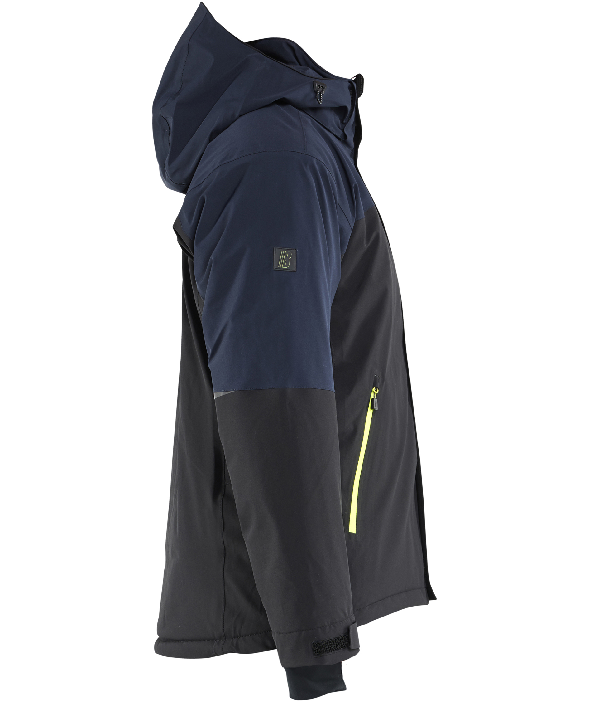 Bl&aring;kl&auml;der Striker vinterjakke full stretch, M&oslash;rk Marine/Hi-Vis Gul, large image number 2