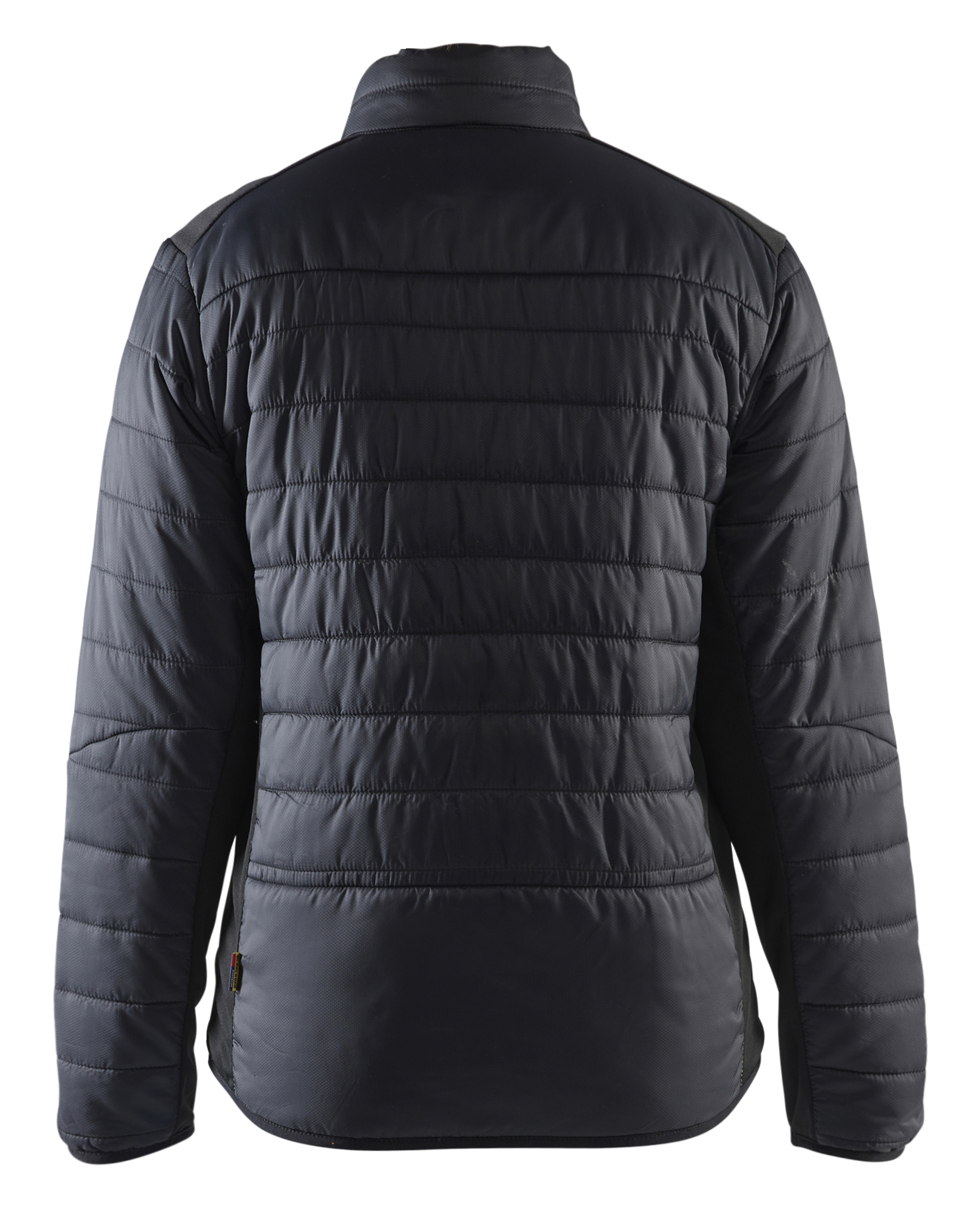 Bl&aring;kl&auml;der vattert dame jakke, Svart/M&oslash;rk Gr&aring;, large image number 2