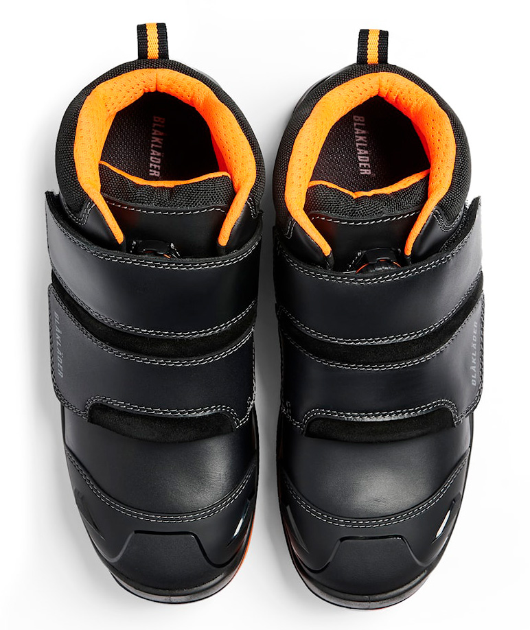 Bl&aring;kl&auml;der Asfalt safety boots S2P, Black, large image number 2