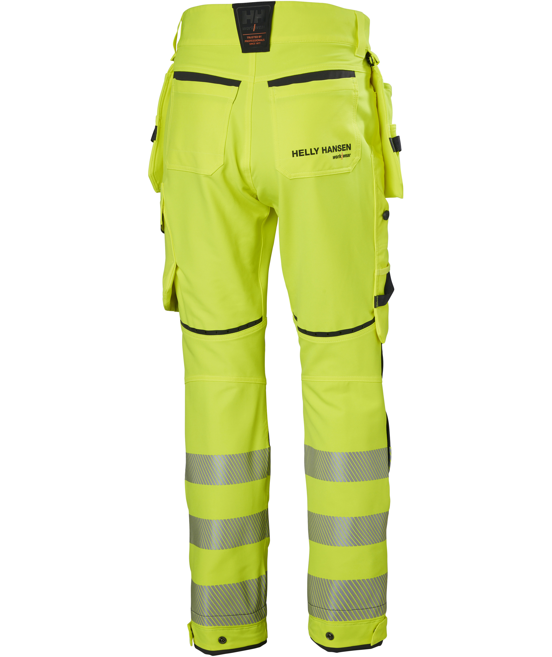 Helly Hansen ICU BRZ Handwerkerhose full stretch, Hi-vis Gelb/Ebony, large image number 2