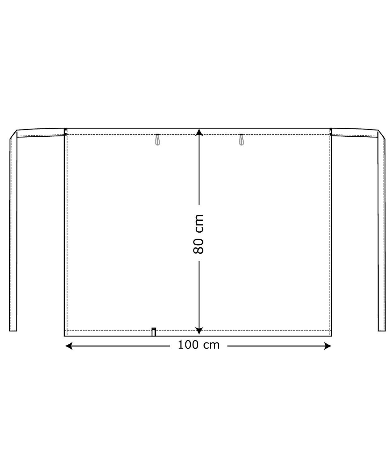 Kentaur long server apron, Blattgr&uuml;n, Blattgr&uuml;n, large image number 1