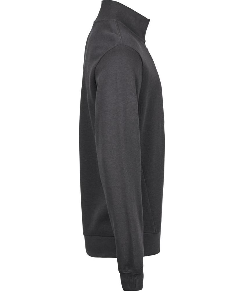 Tee Jays Half-zip Sweatshirt, Dark Grey, large image number 3