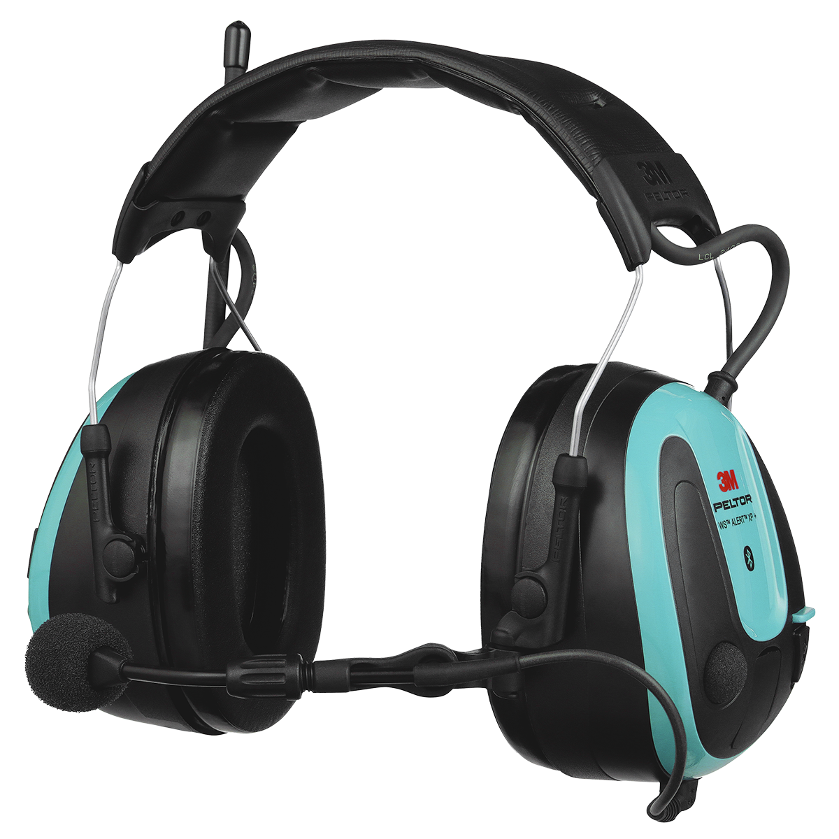 3M Peltor WS Alert XP+ h&oslash;rev&aelig;rn med Bluetooth, Turkis