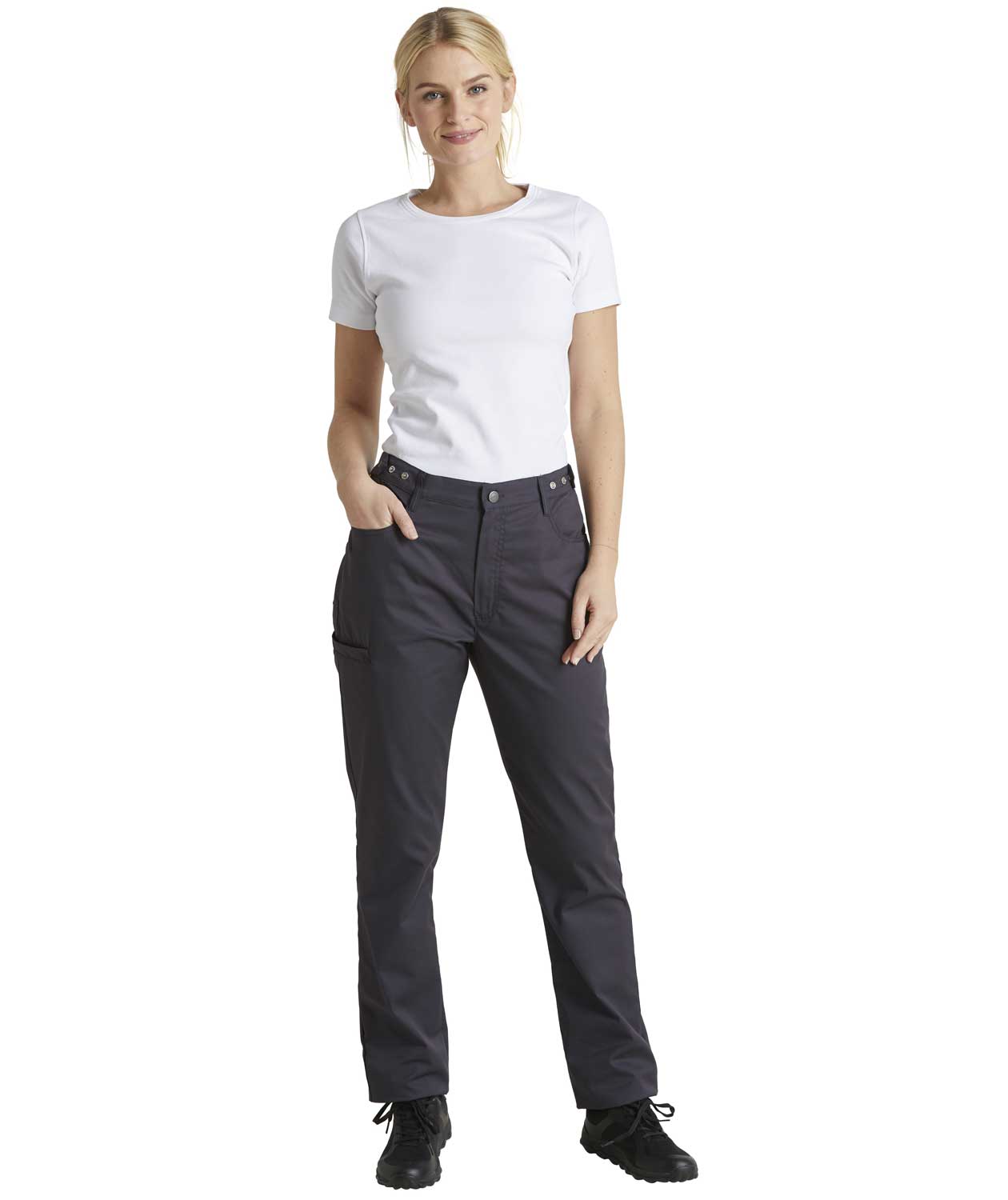 Kentaur flex byxa dam, Dark Rock