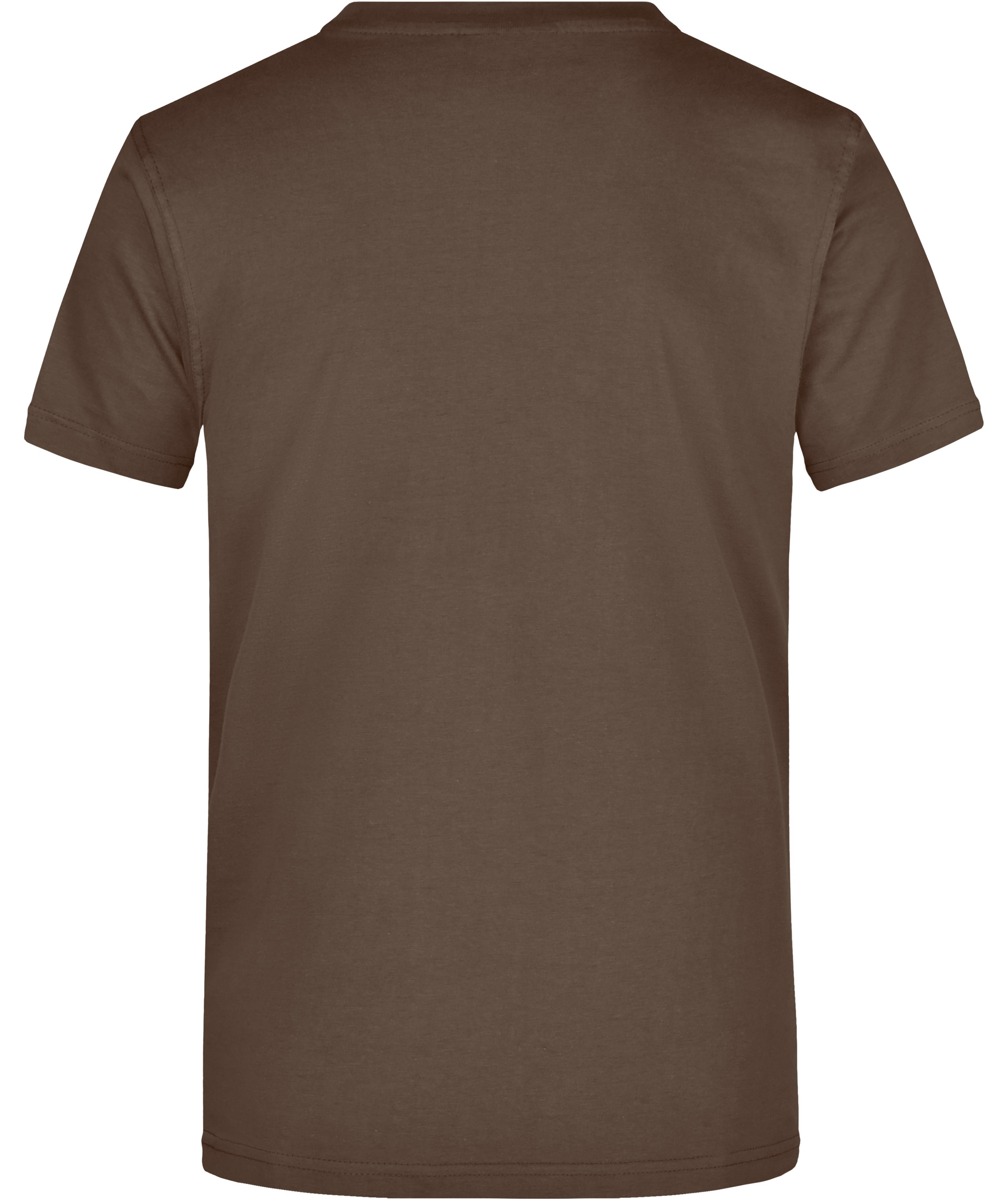 James & Nicholson T-shirt Round-T Heavy, Brown, large image number 1