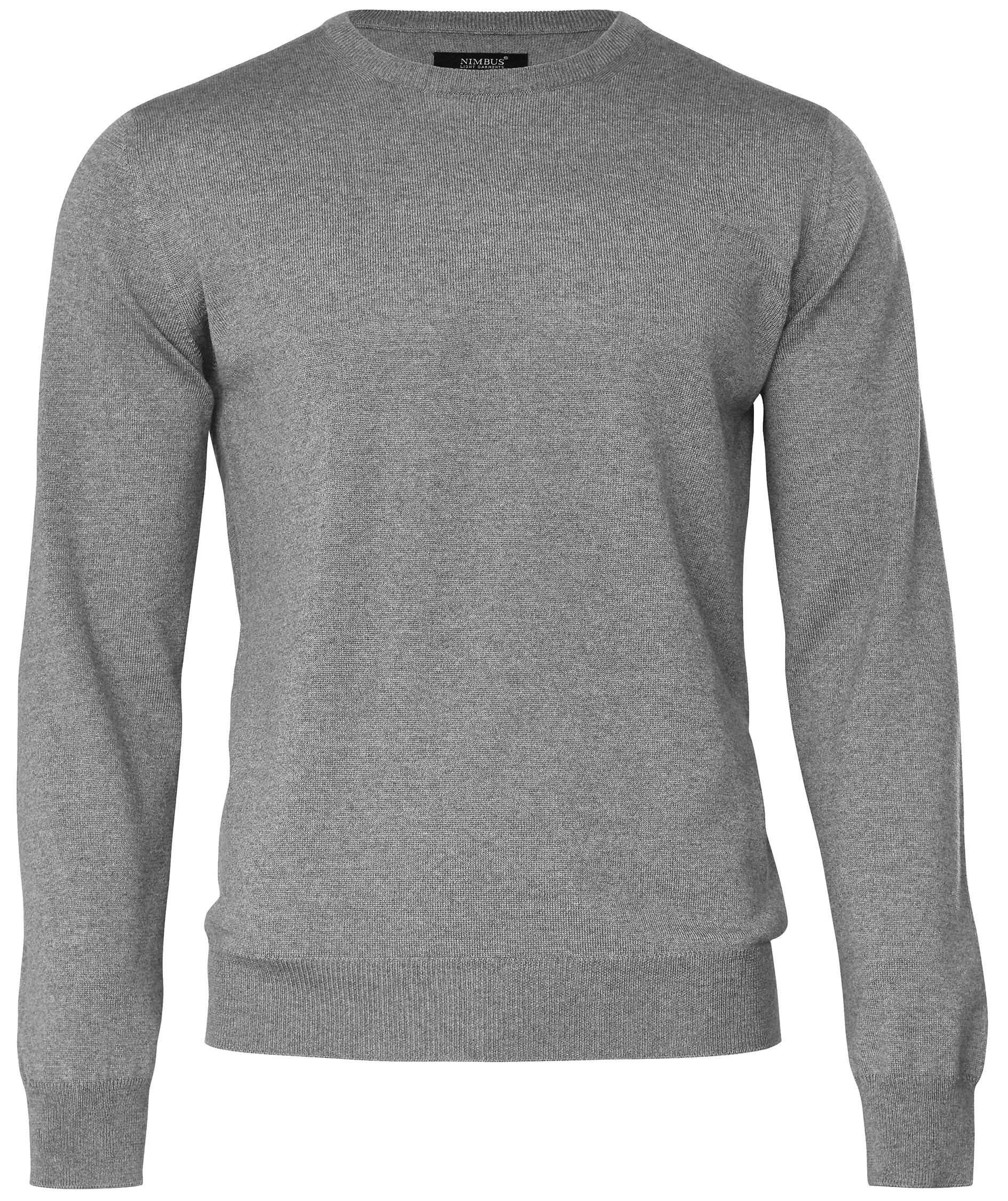 Nimbus Beaufort stickad tr&ouml;ja med merinoull, Grey melange, Grey melange, swatch