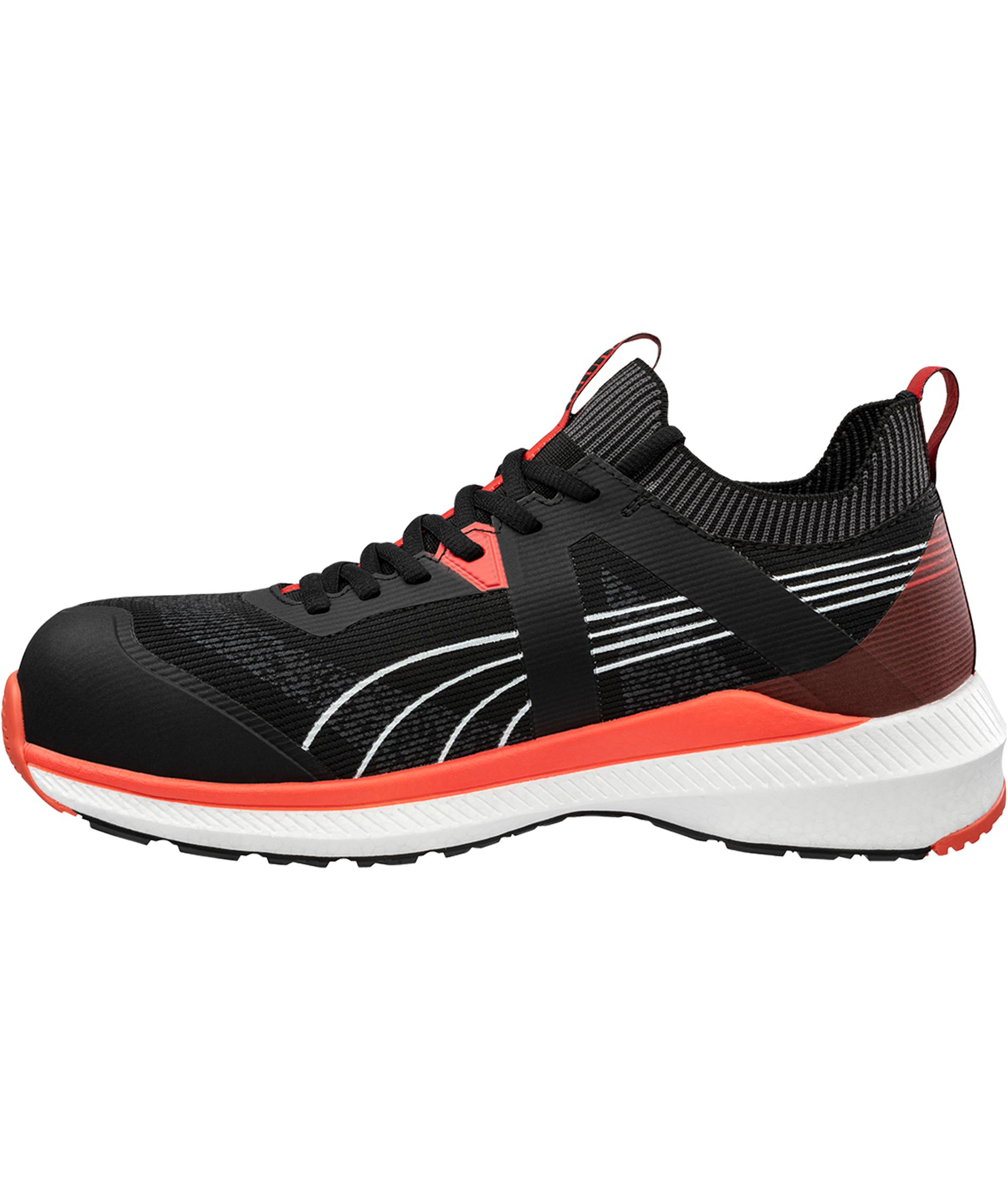 Puma Turbo sikkerhedssko S1PS, Black/Red, large image number 3