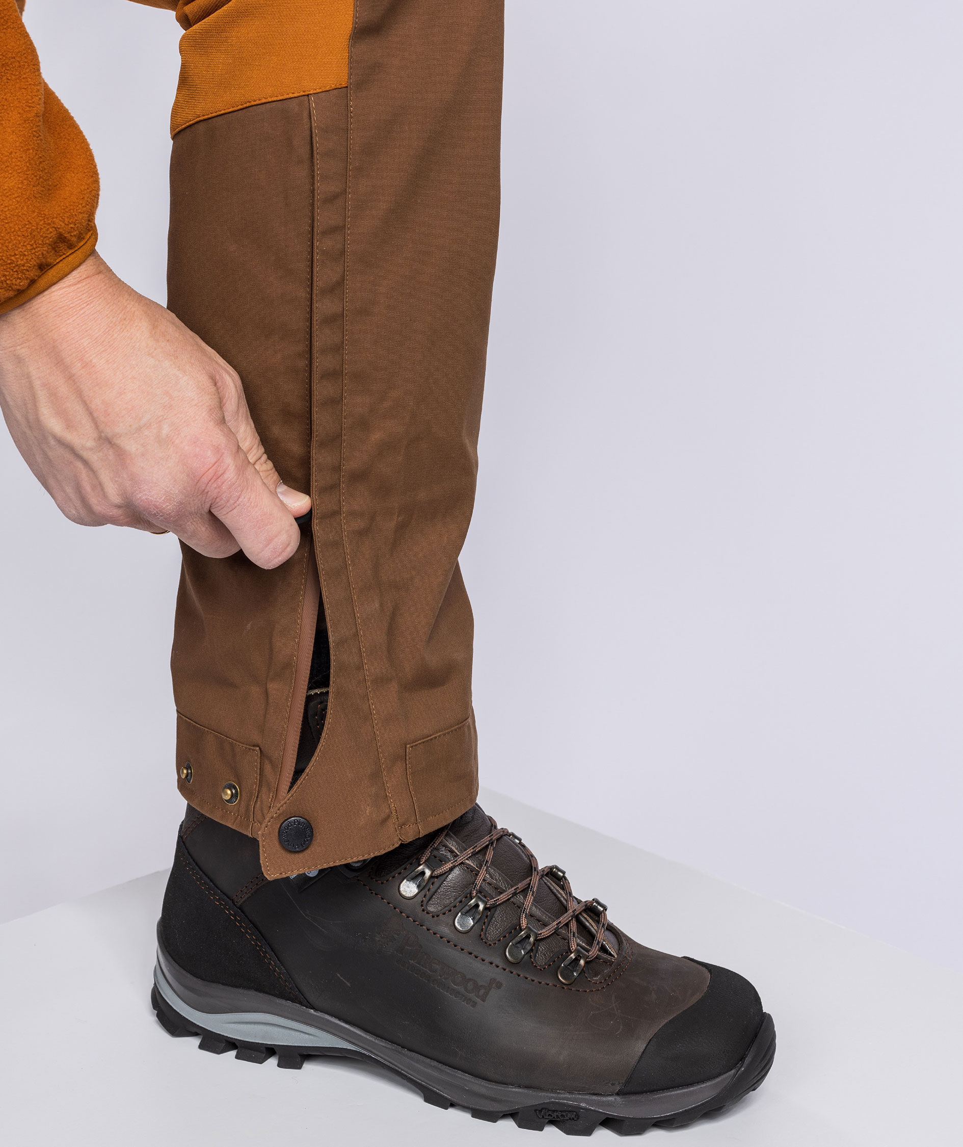 Pinewood&nbsp;Finnveden Hybrid Extreme bukser, Fudge/Nougat, large image number 6