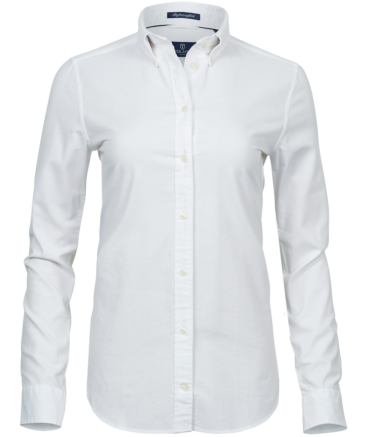 Tee Jays Perfect Oxford dameskjorte, Hvid