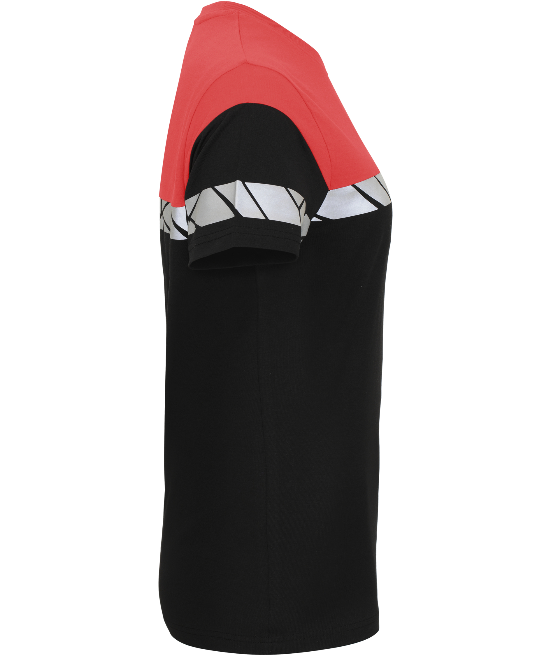 ProJob women's T-shirt 7005, Black/Red, large image number 2
