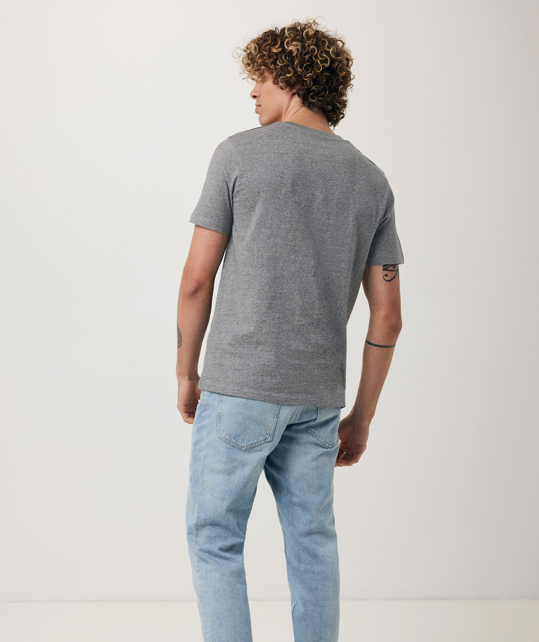 Iqoniq Brett T-shirt, Light Heather Anthracite, large image number 9