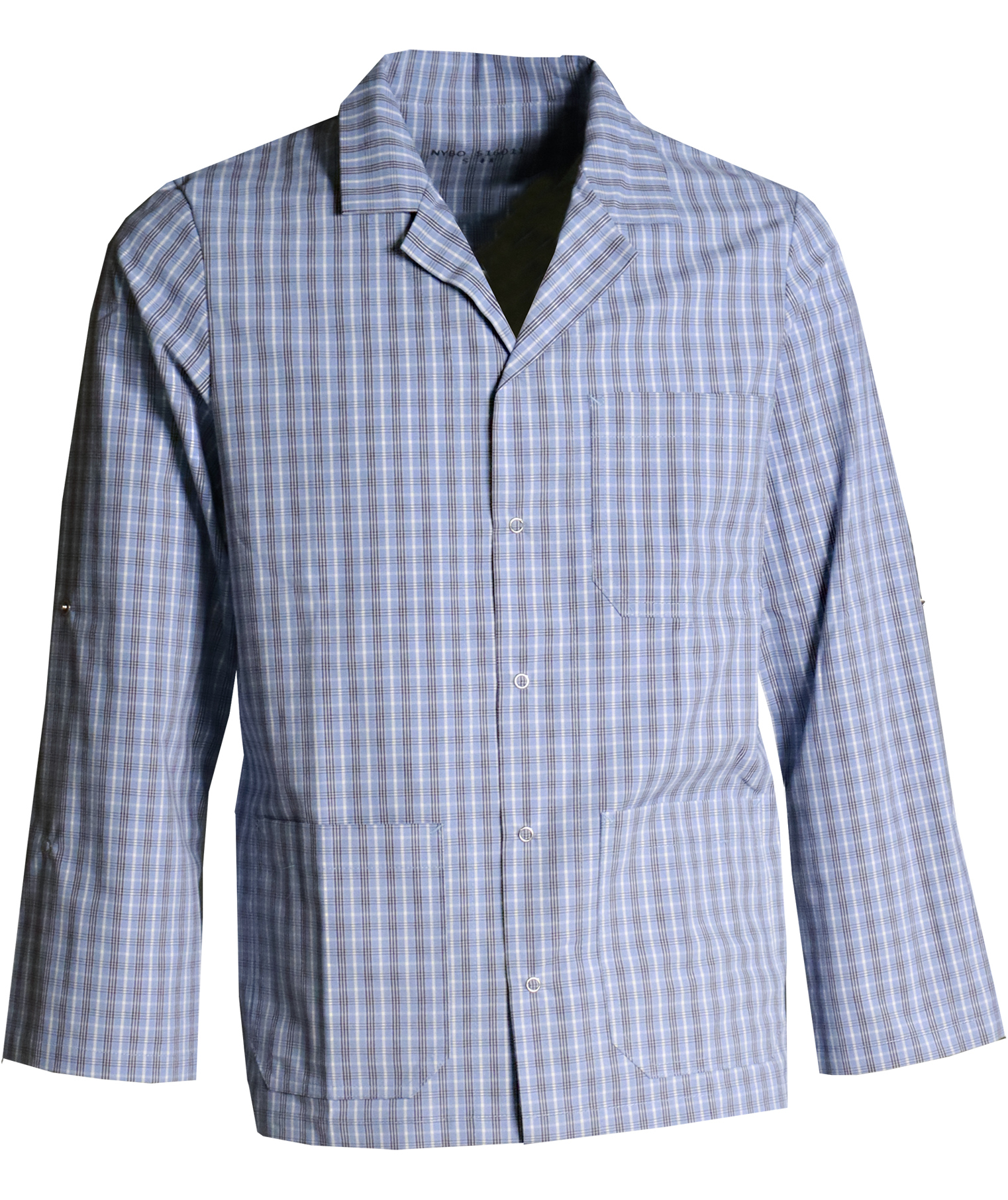 Nybo Workwear&nbsp;Good Night Pyjamas shirt, Blue/Beige