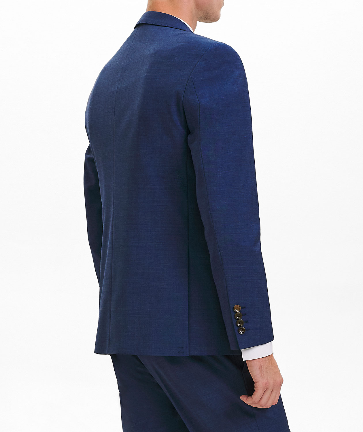 Sunwill Weft Stretch Modern fit uldblazer, Mellembl&aring;, large image number 3