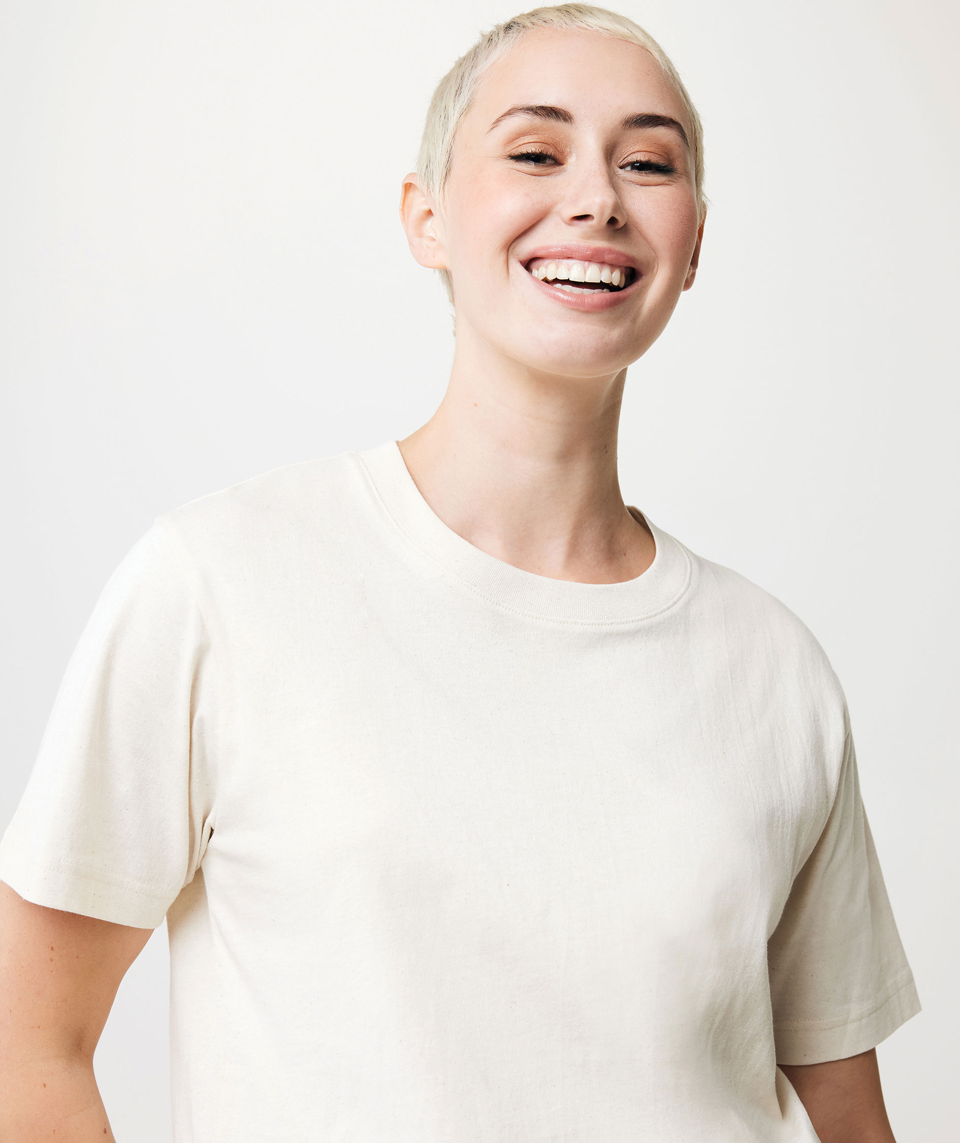 Iqoniq Kakadu T-shirt, Natural Raw, large image number 7