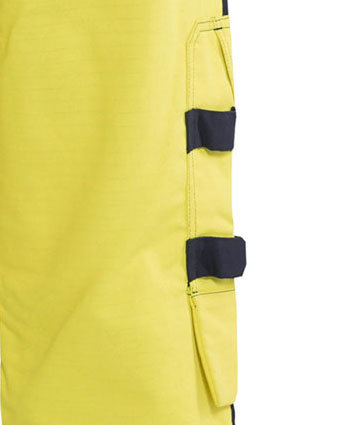 Bl&aring;kl&auml;der Multinorm arbetsbyxa, Varsel gul/marinbl&aring;, large image number 2