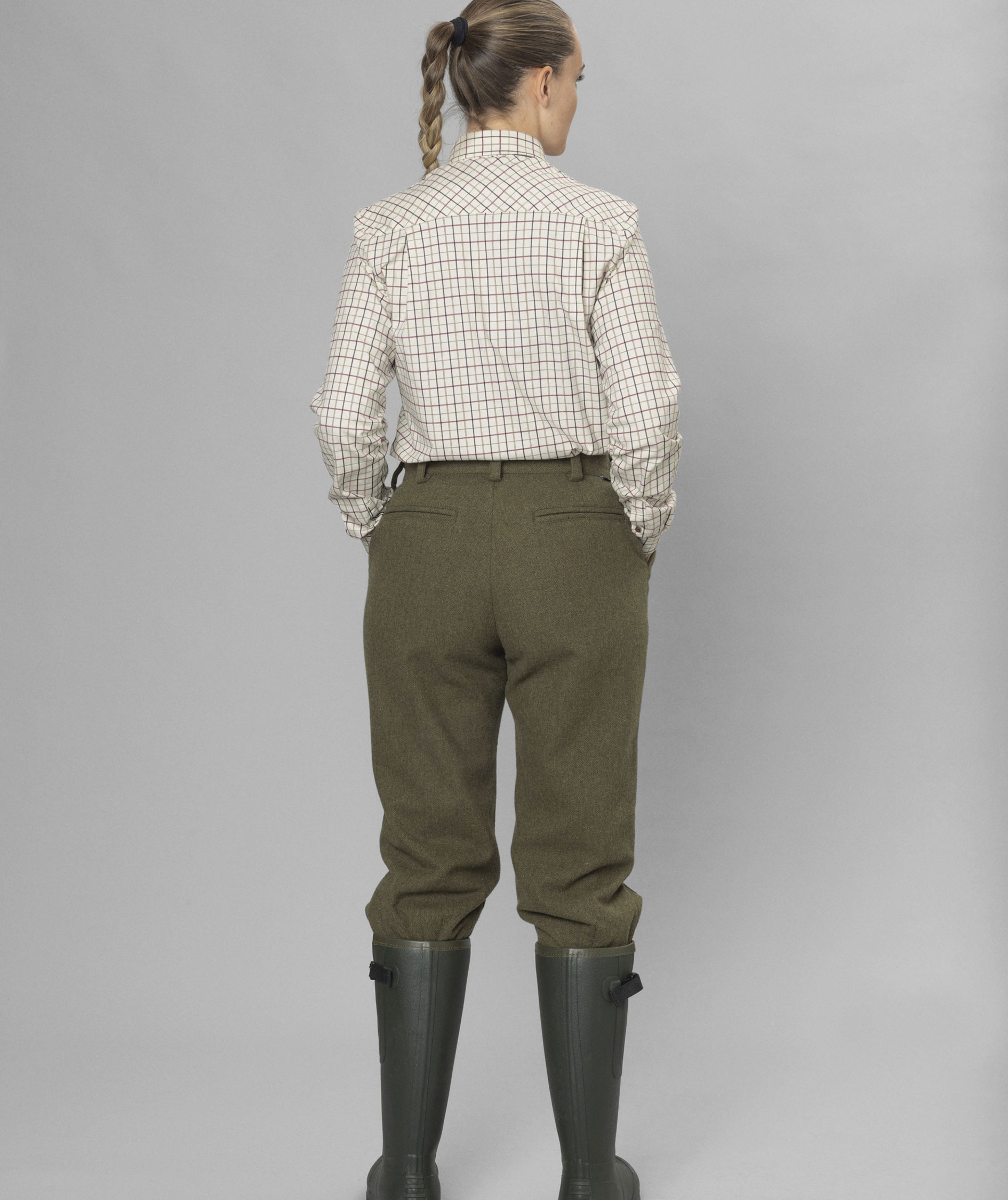 Seeland Kerry Shooting women's shirt, Cabernet/Blue Check, large image number 3