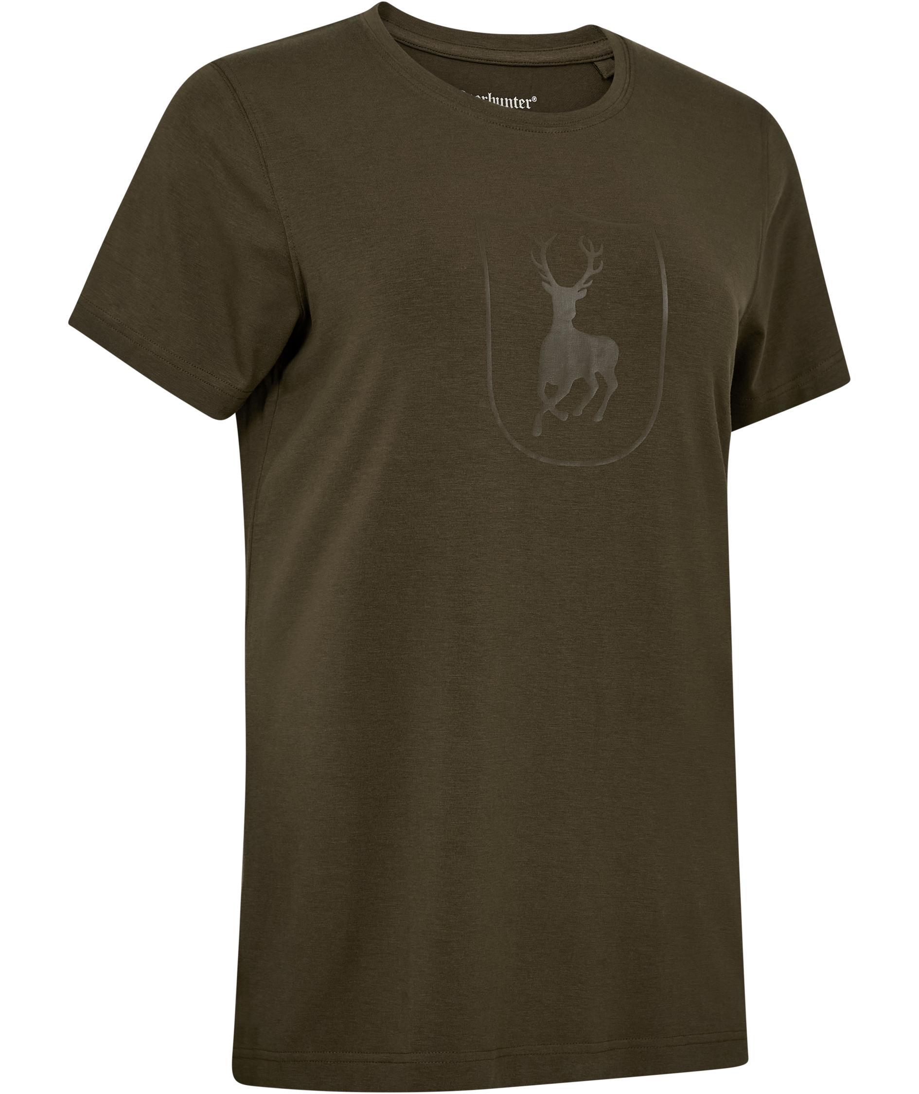 Deerhunter T-shirt dam med bambu, Deep Green