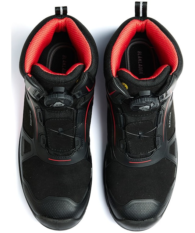 Bl&aring;kl&auml;der&nbsp;Gecko vernest&oslash;vletter S3, Svart/R&oslash;d, large image number 2