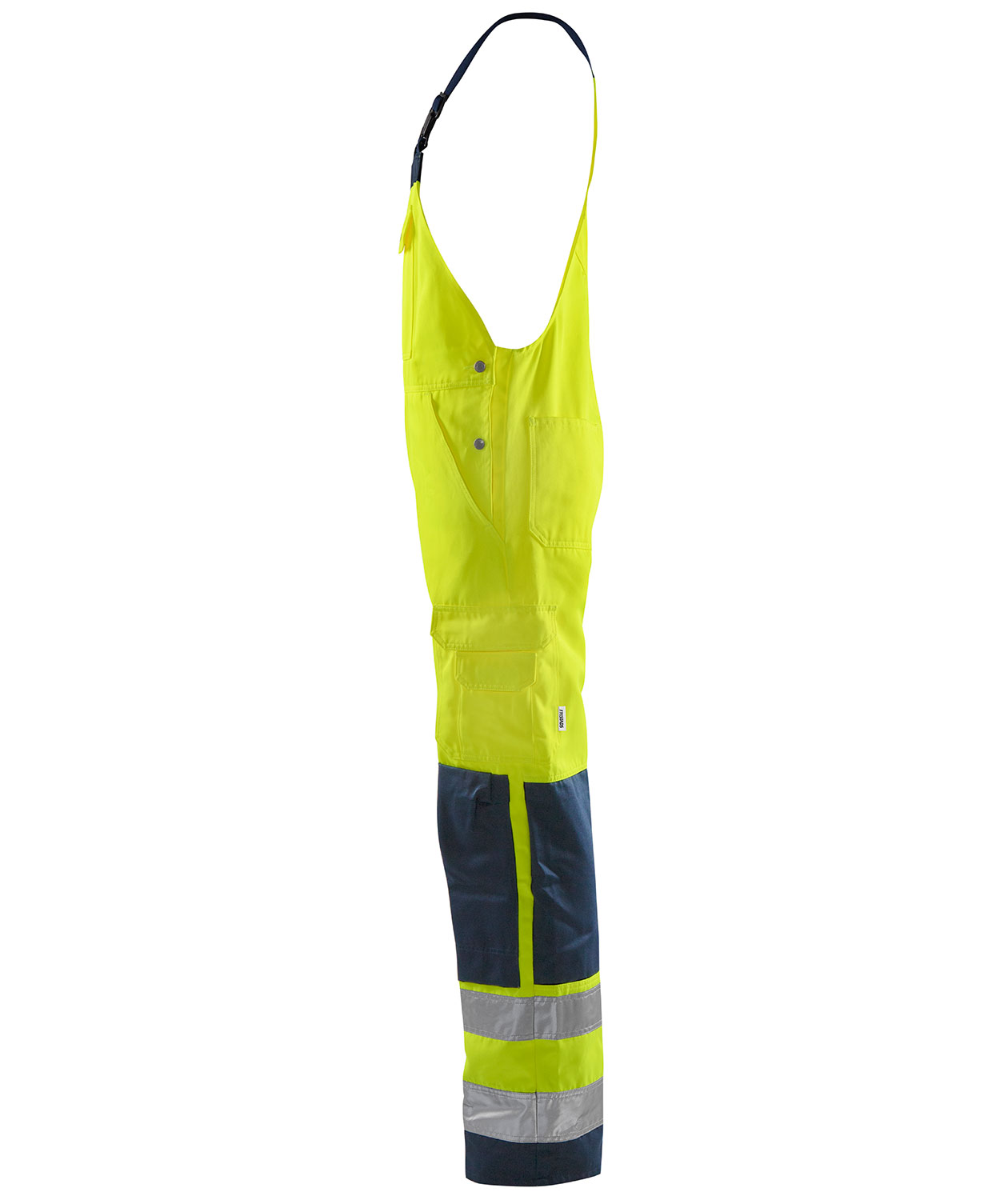Fristads Arbeitslatzhose 1001, Hi-Vis gelb/marine, large image number 2