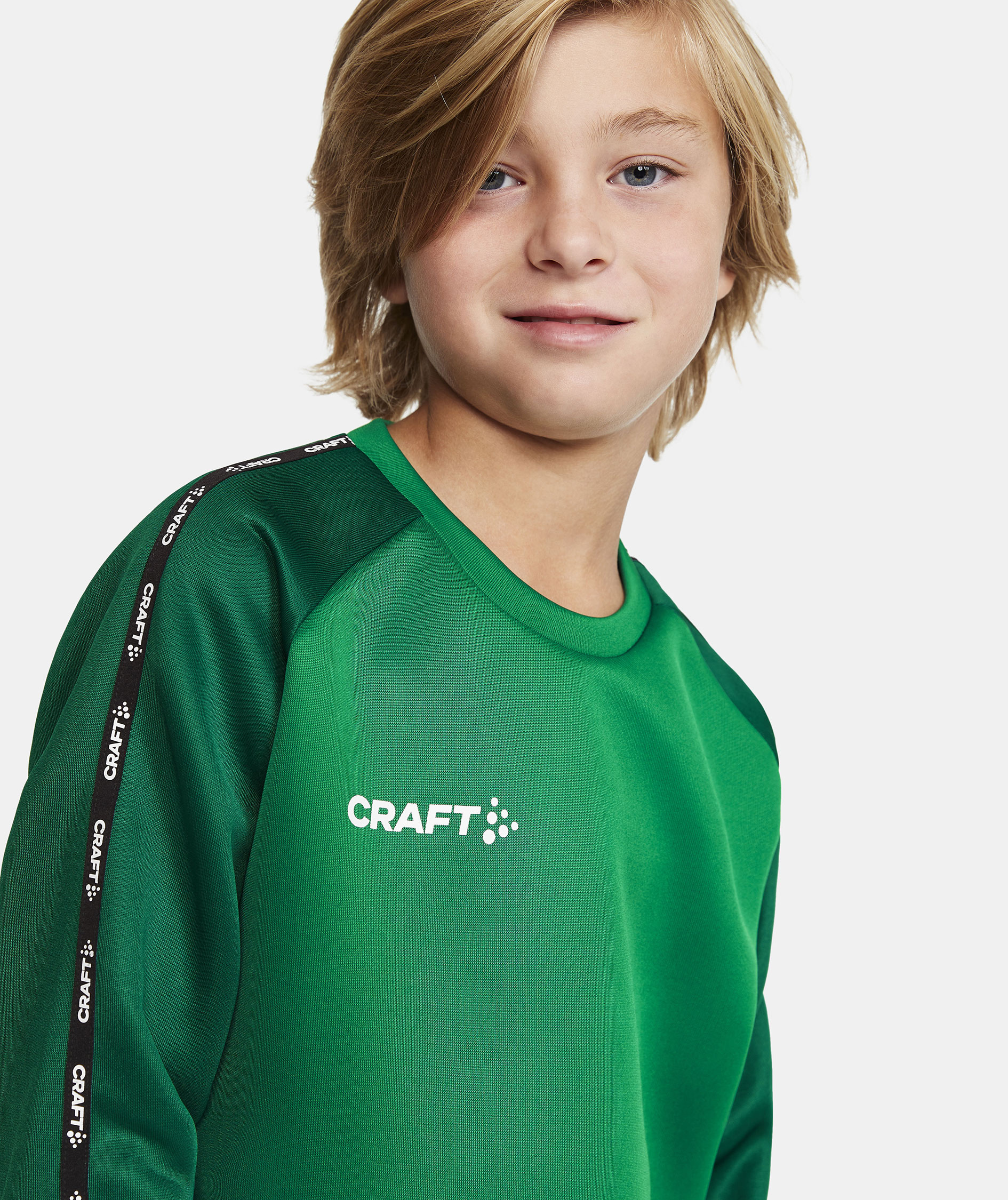 Craft Squad 2.0 training pullover for kids, Team Green-Ivy, large image number 3