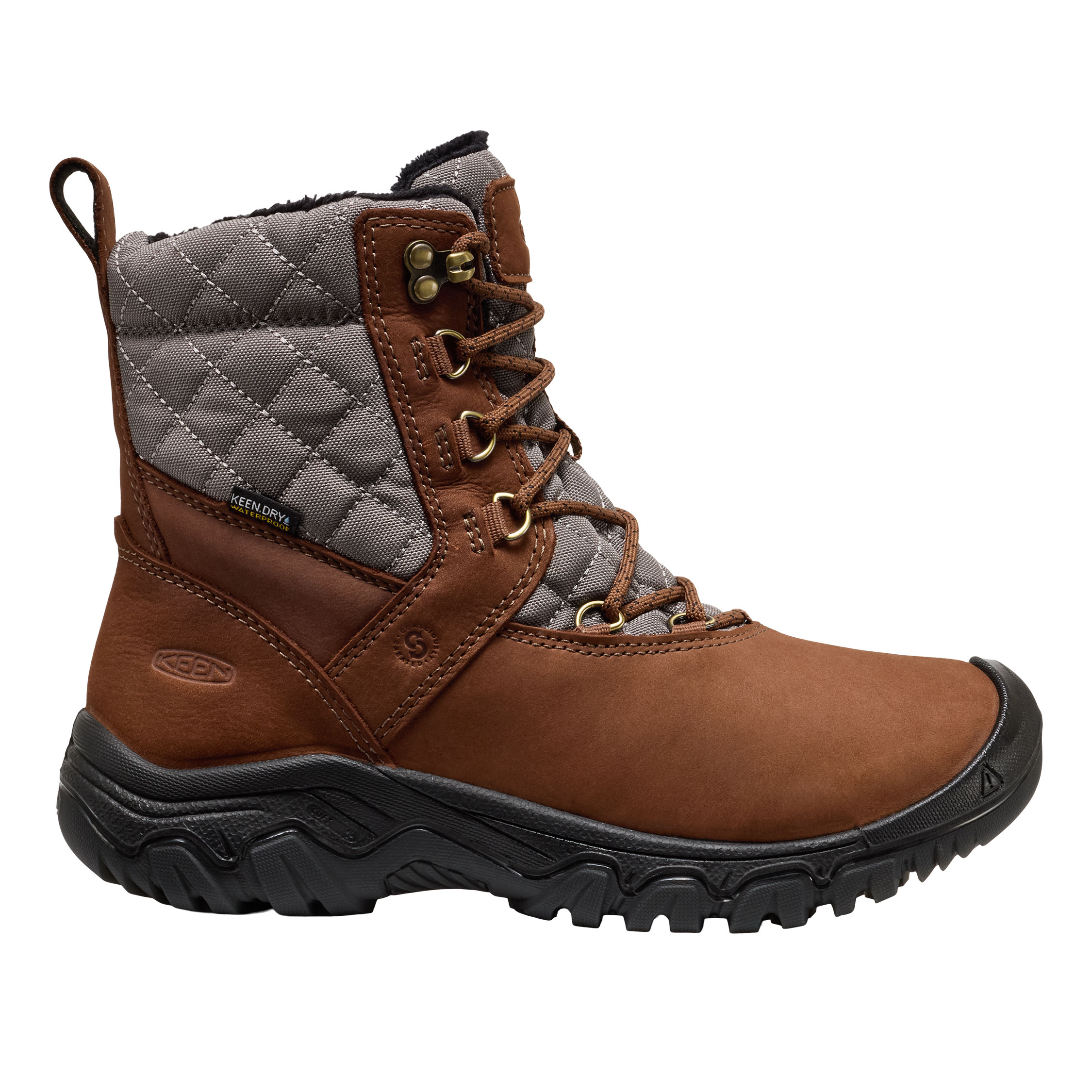 Keen Greta Boot II WP women's hiking boots, Bison, large image number 6