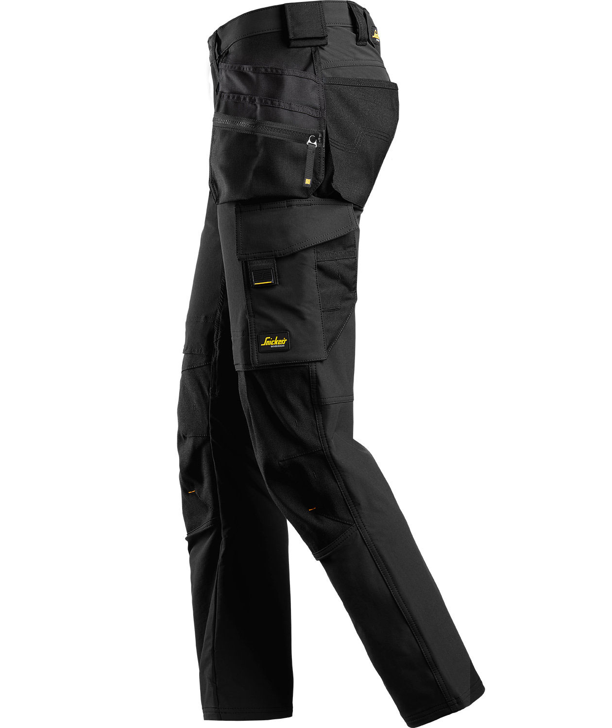 Snickers AllroundWork hantverksbyxa 6271 full stretch, Svart, large image number 3
