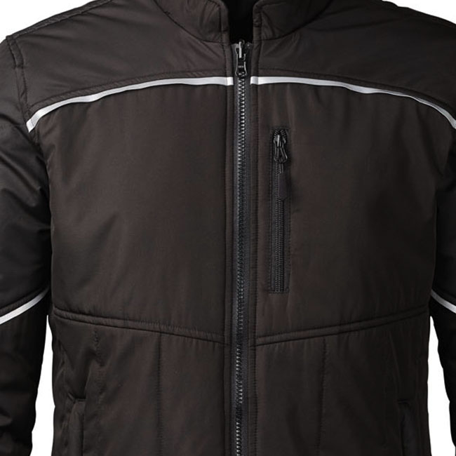 Xplor Inlet vattert damejakke, Svart, large image number 4