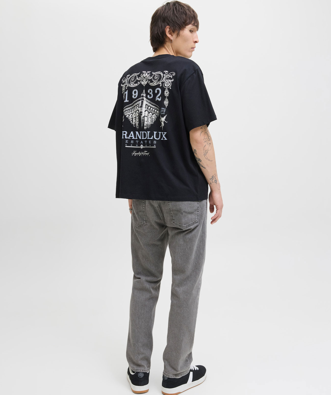 Jack & Jones JJICHRIS JJORIGINAL SQ 067 Jeans, Grey Denim, large image number 5