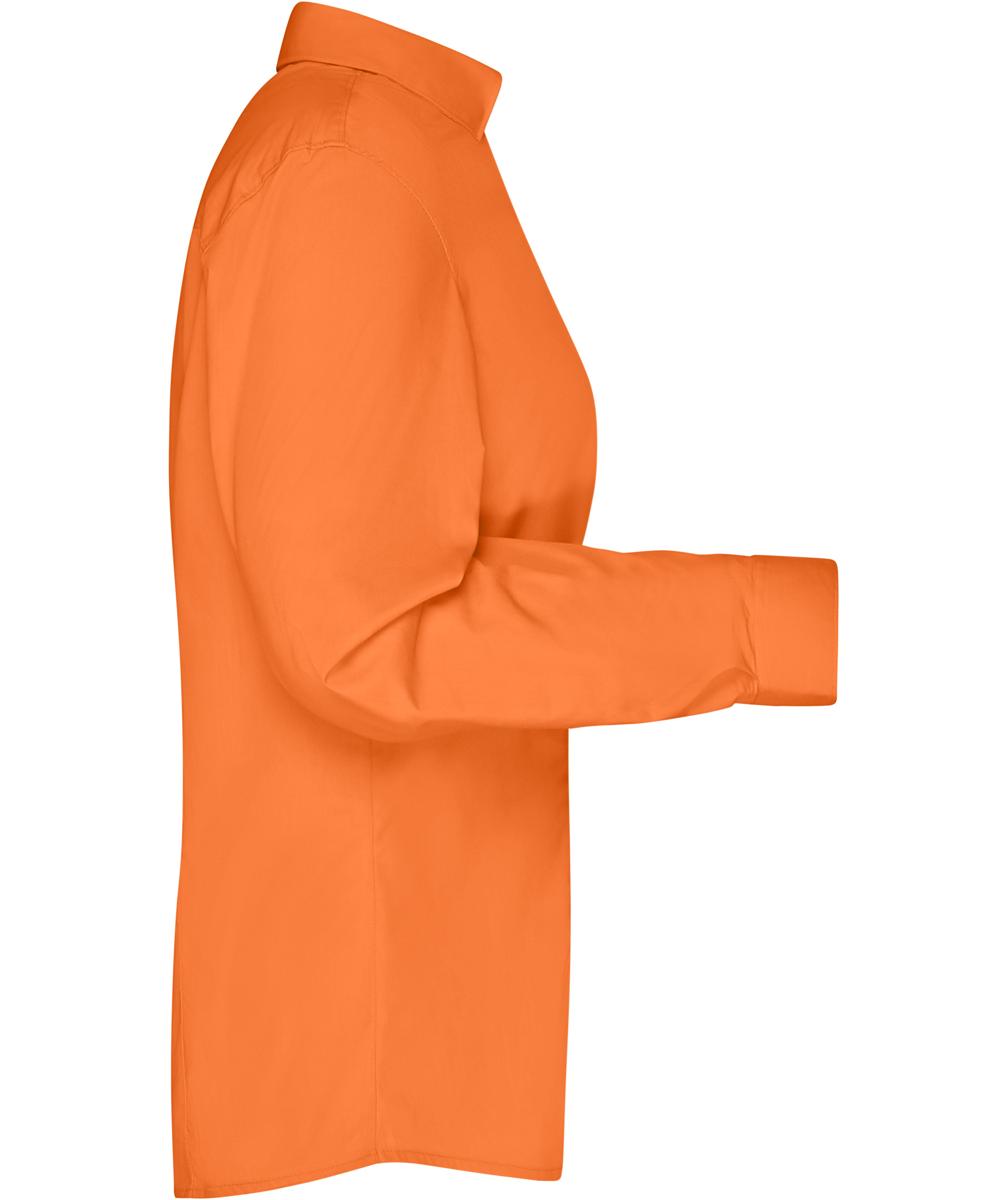 James & Nicholson modern fit dame skjorte, Oransje, large image number 2