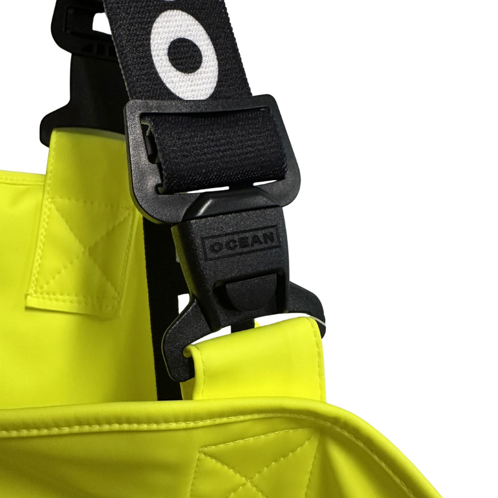 Ocean Beacon Comfort rain bib and brace, Hi-Vis Yellow, large image number 5