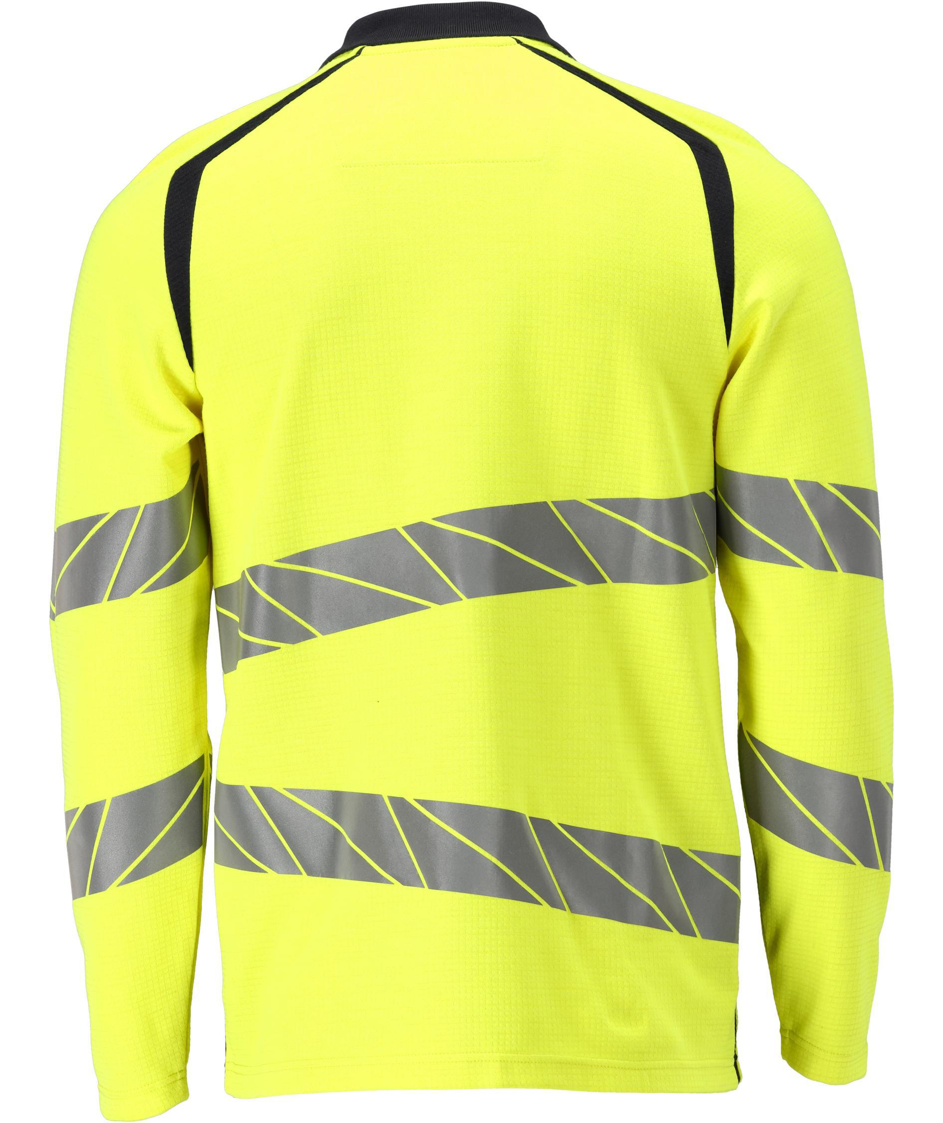 Mascot Accelerate Multisafe l&aring;ng&auml;rmad pik&eacute;tr&ouml;ja, Varsel Gul/M&ouml;rk Marinbl&aring;