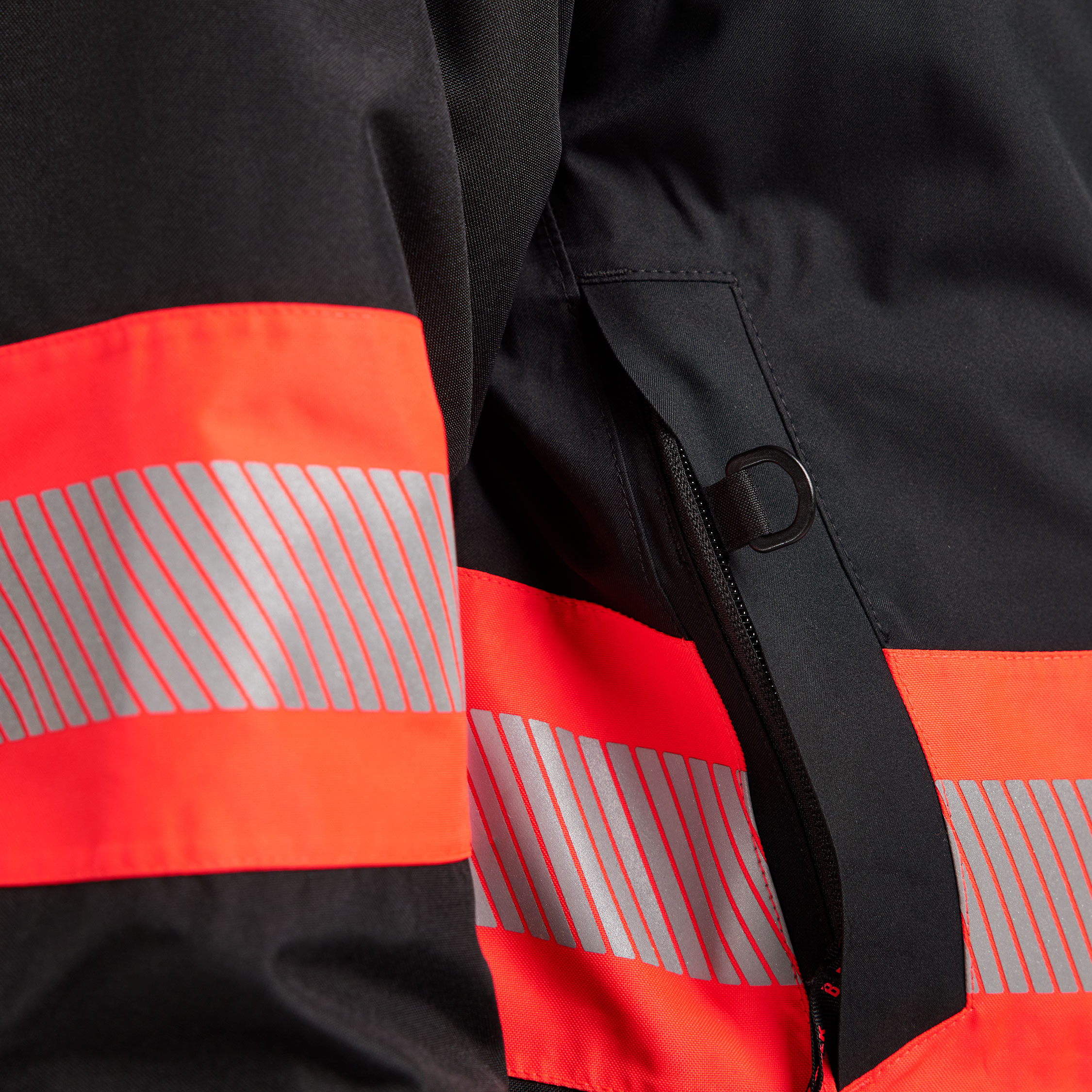 Bl&aring;kl&auml;der winter parka, Black/Hi-Vis Red, large image number 8