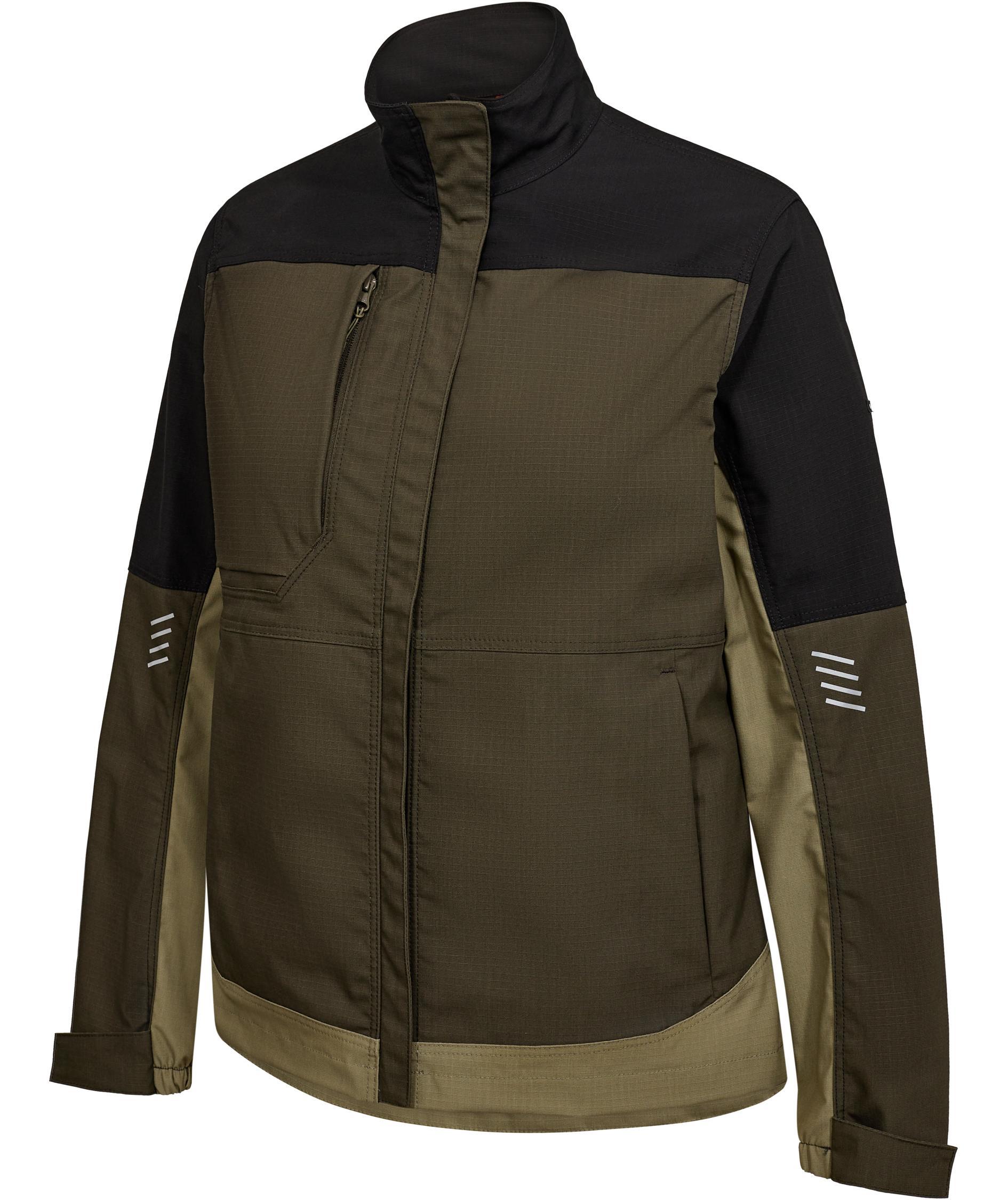 Engel Entire Damen Arbeitsjacke, Forest Green/Black, large image number 5