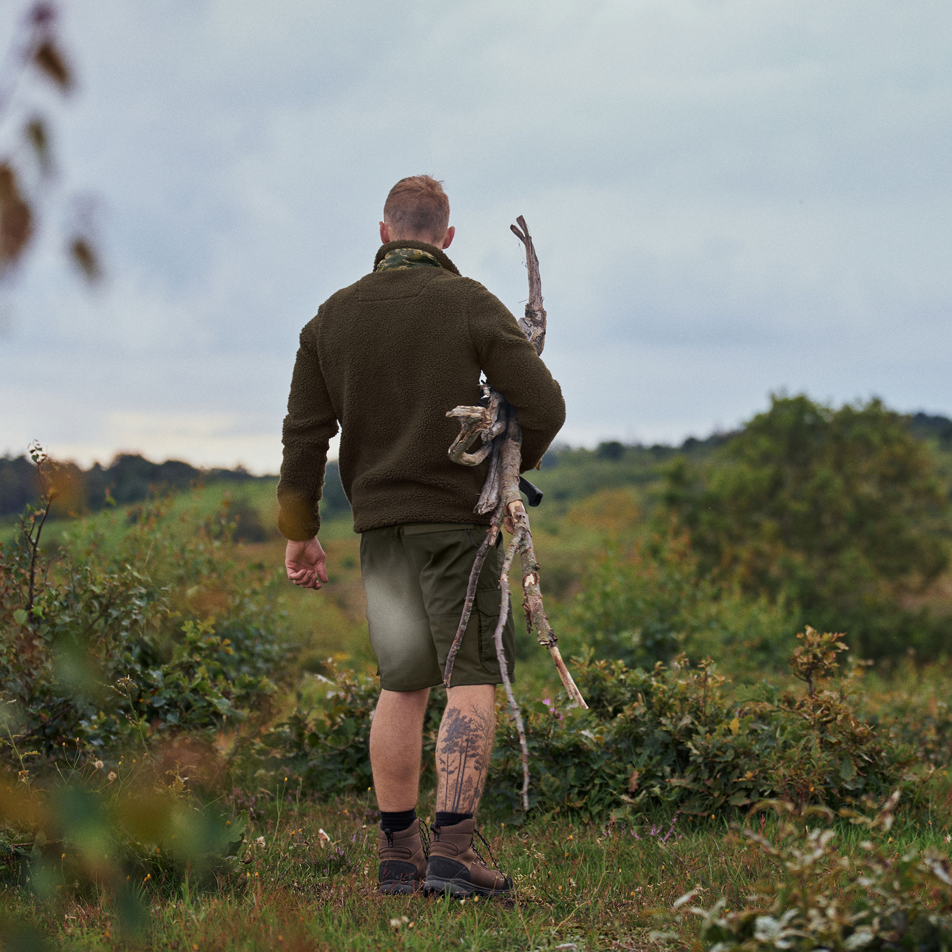 Seeland Zephyr Camo fleece jacket, Grizzly brown, large image number 8