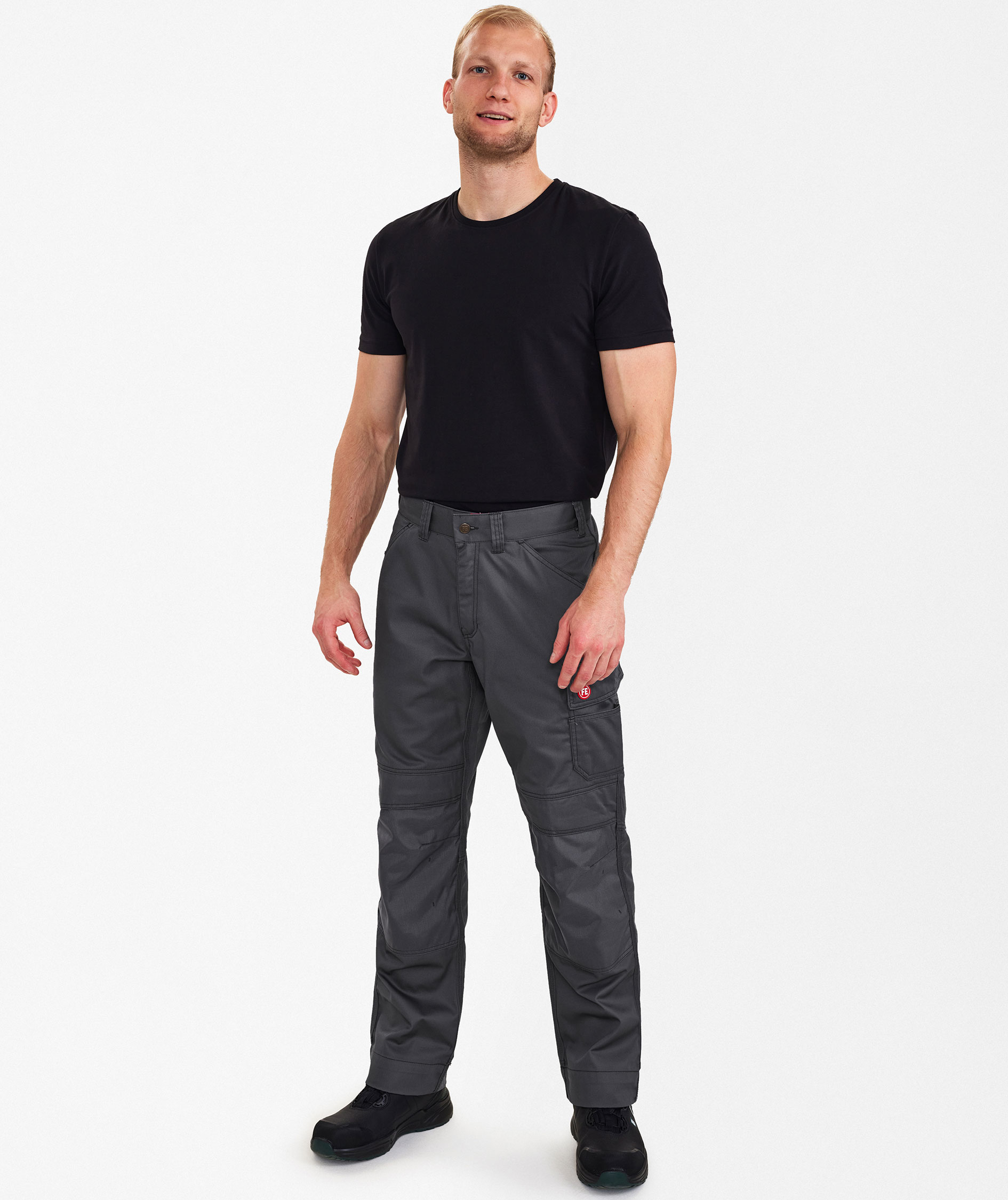 Engel Combat Arbetsbyxa, Gr&aring;, large image number 4