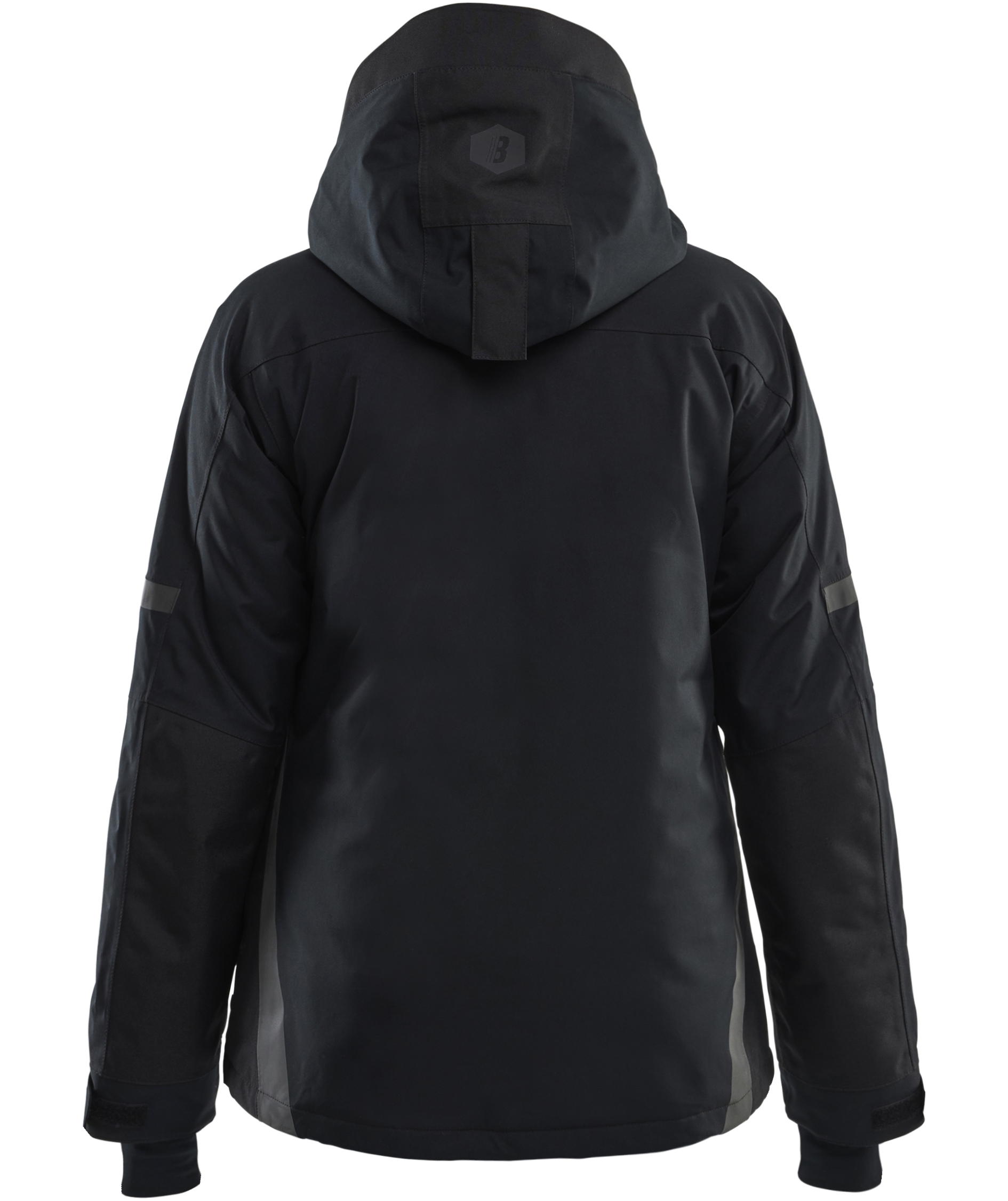 Bl&aring;kl&auml;der vinterjacka dam, Svart