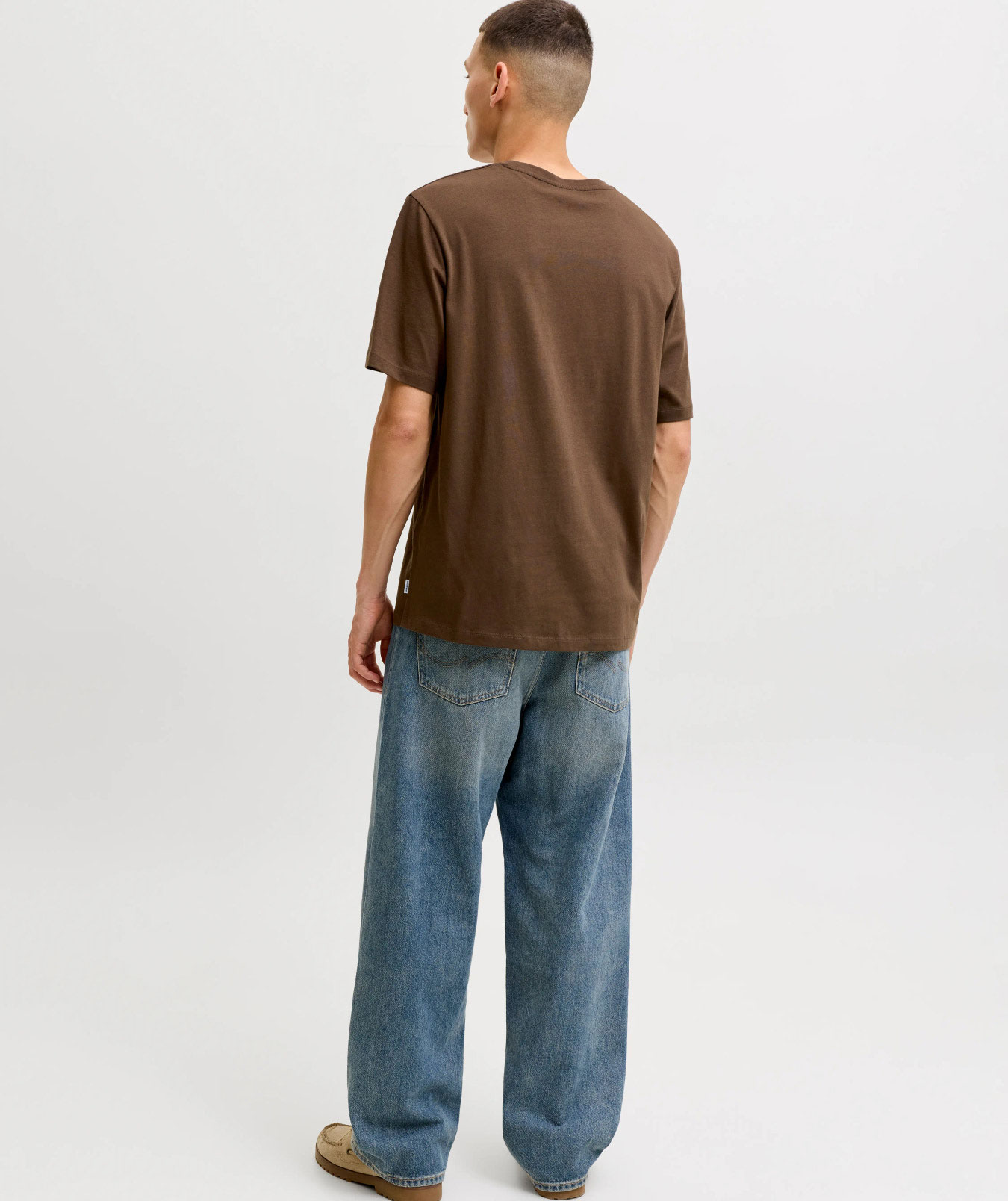 Jack & Jones JJEORGANIC basic T-Shirt, Cocoa, large image number 2