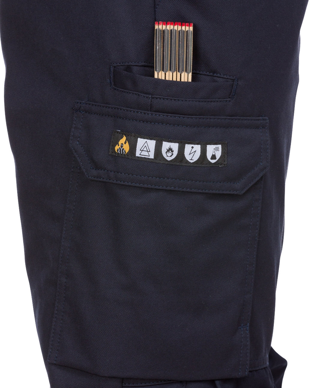 Fristads Flamestat work trousers 2144, Dark Marine Blue, large image number 2