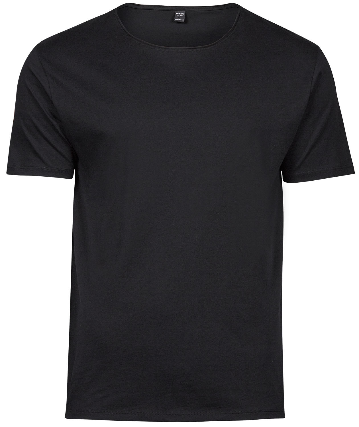 Tee Jays Raw Edge T-shirt, Sort, Sort, swatch