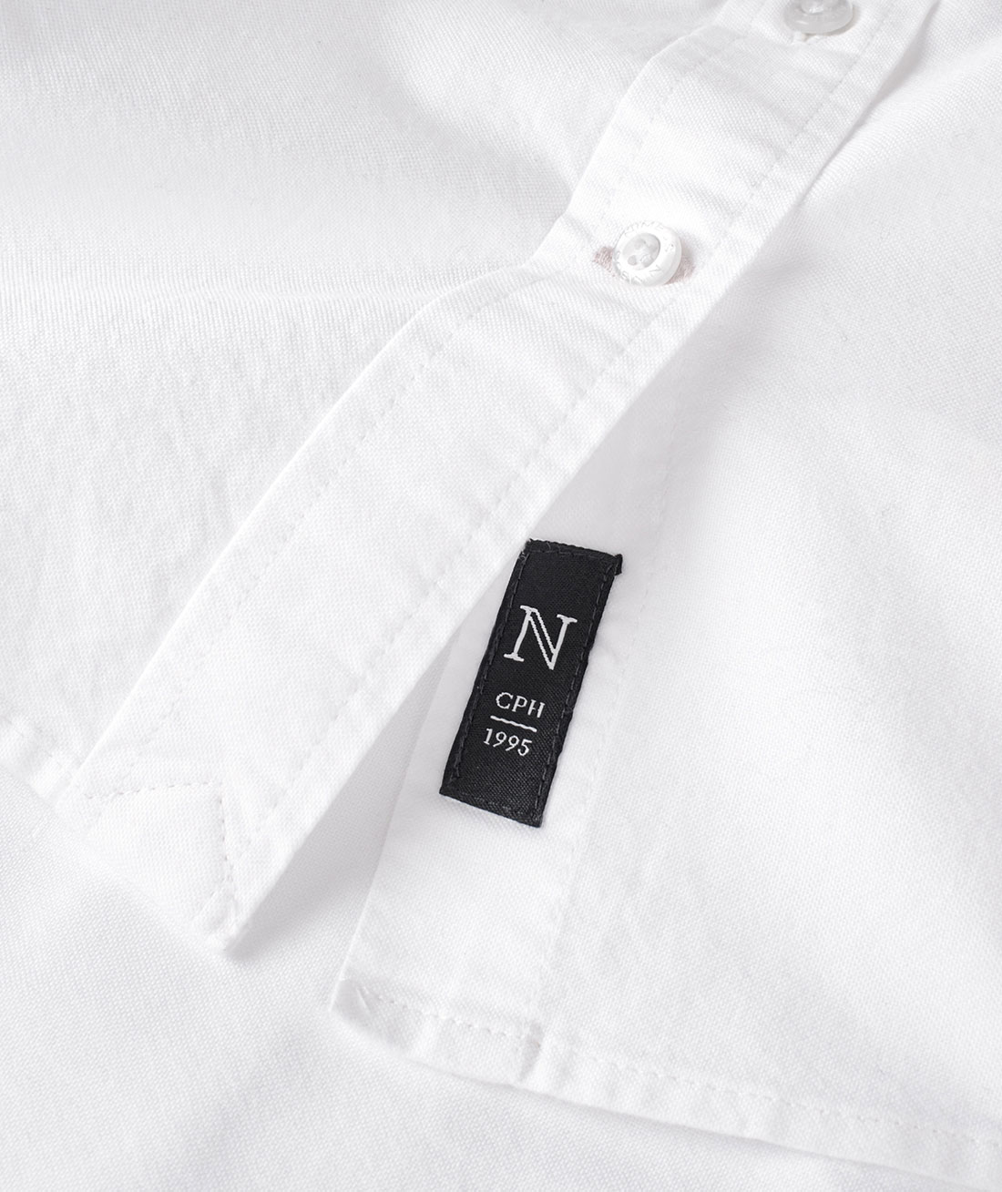 Nimbus Rochester Slim Fit Oxford Skjorte, Hvid, large image number 5