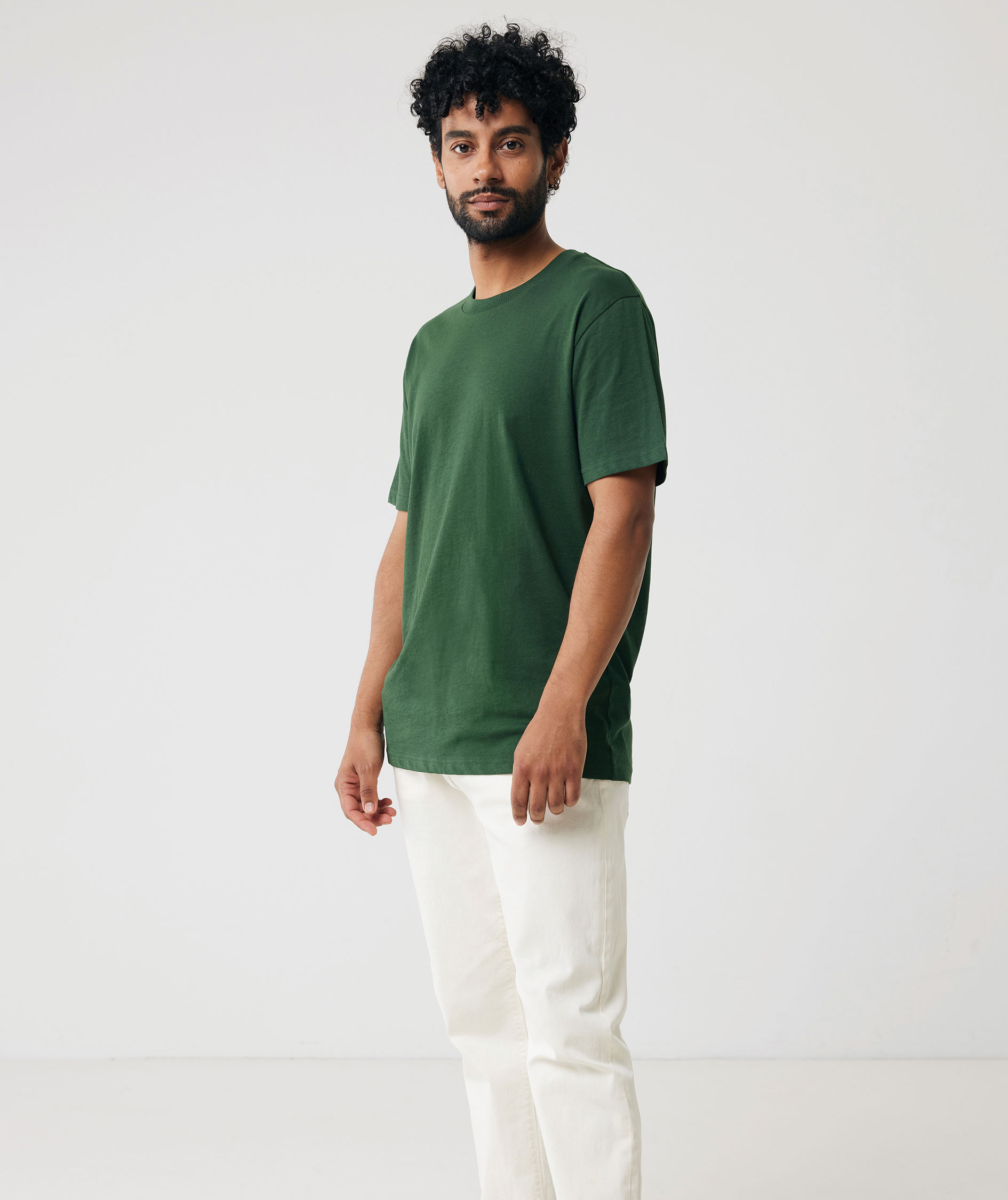 Iqoniq Brett T-shirt, Forest Green, large image number 5