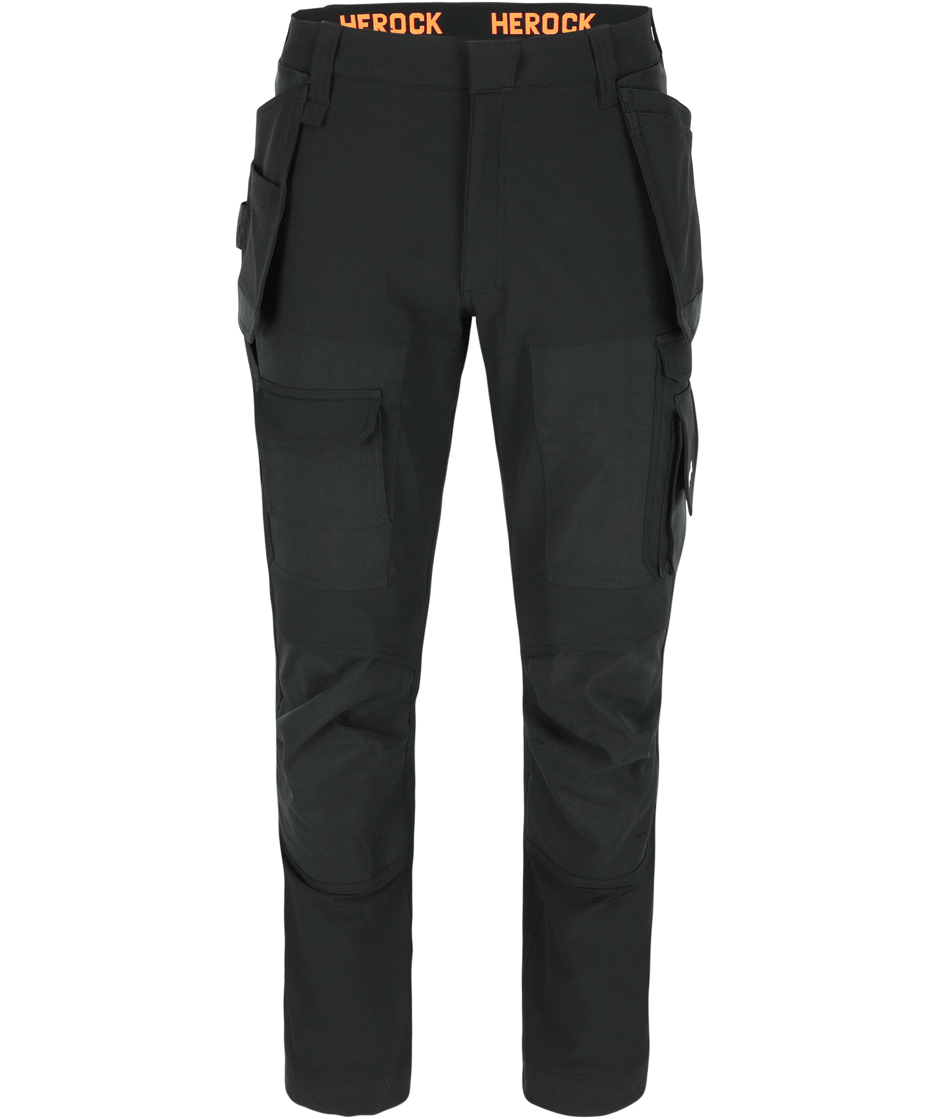 HEROCK Sparo h&aring;ndv&aelig;rkerbukser full stretch, Black