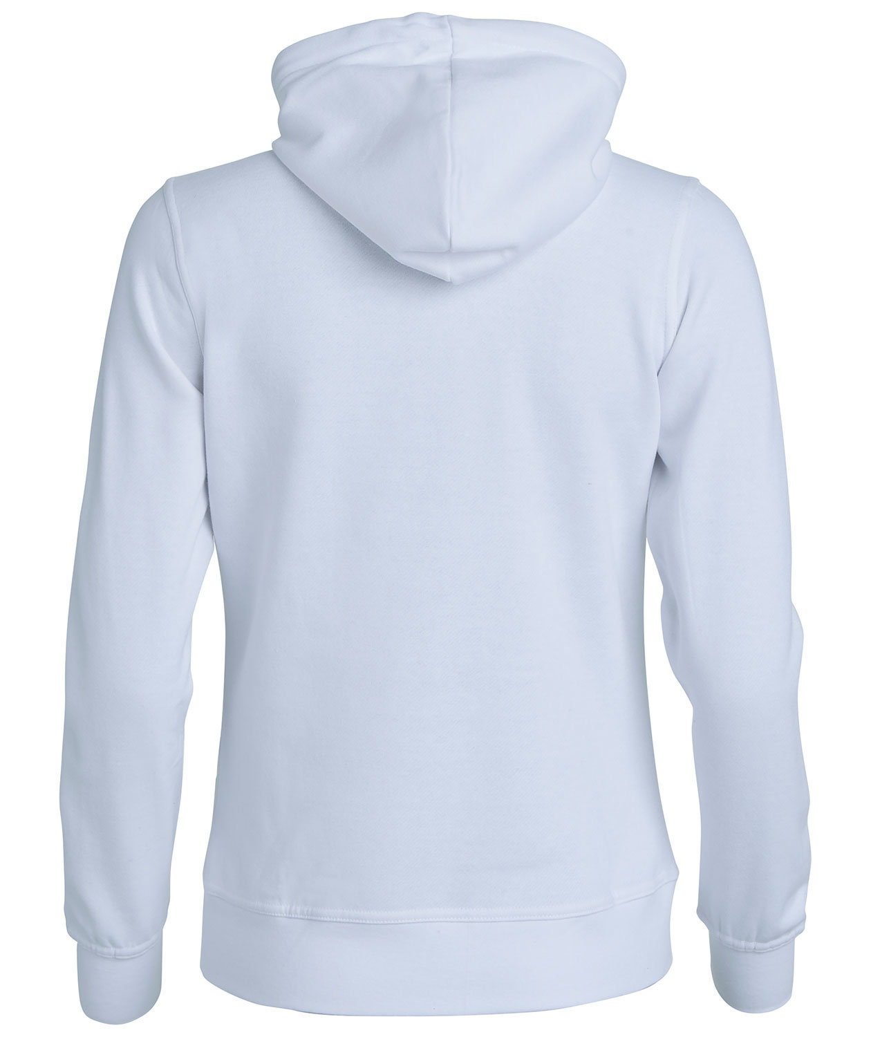Clique Basic Hoody Zip dame hettegenser, Hvit, large image number 2