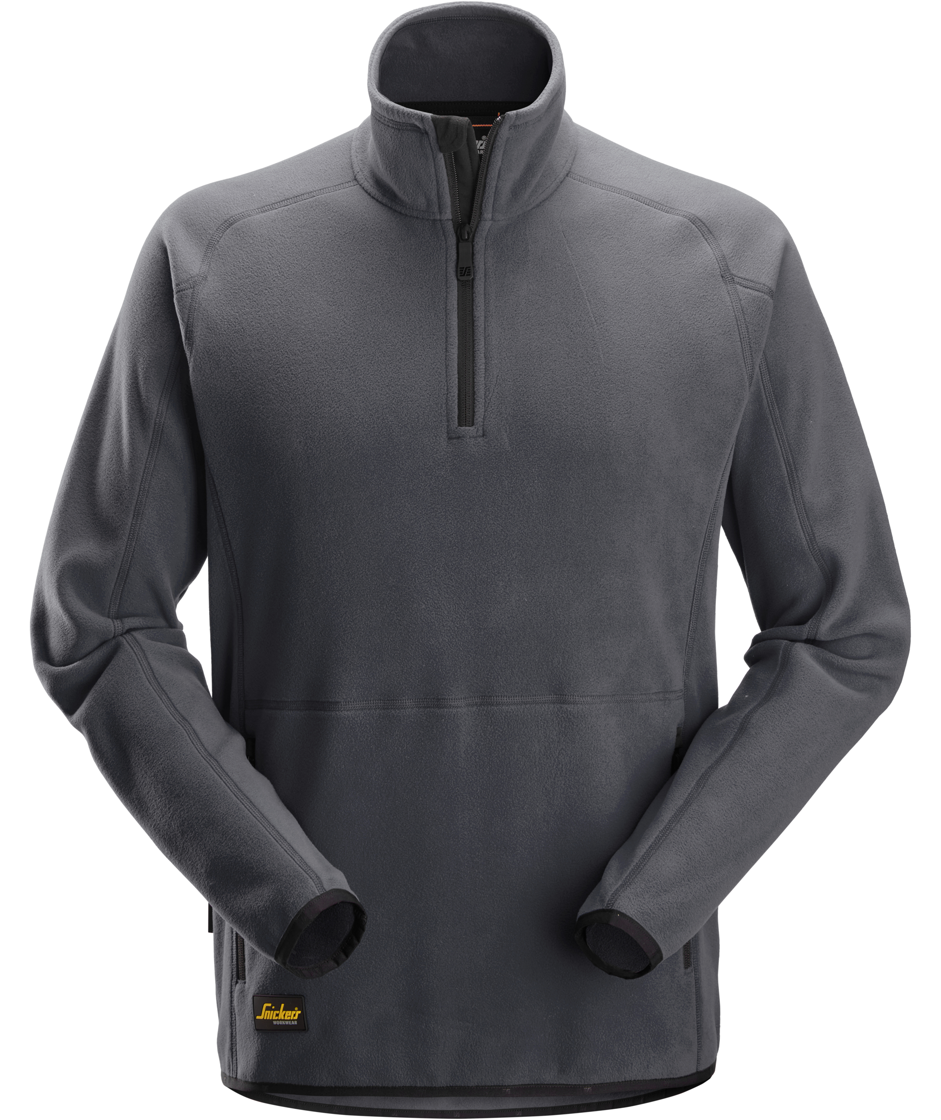 Snickers Polartec&reg; half zip fleecegenser 8421, Steel Grey, Steel Grey, swatch