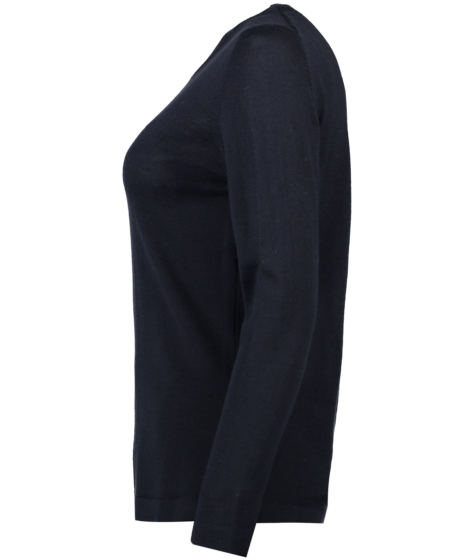 Seven Seas women's knitted pullover with merino wool, Navy, large image number 3