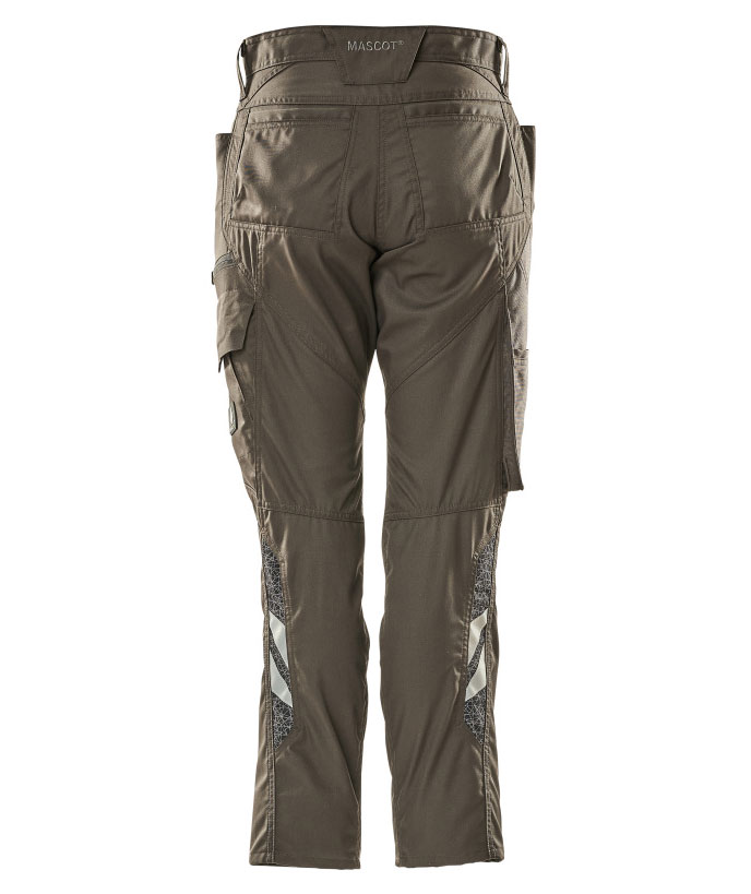 Mascot Accelerate diamond fit dame arbejdsbukser, M&oslash;rk Antracit, large image number 1