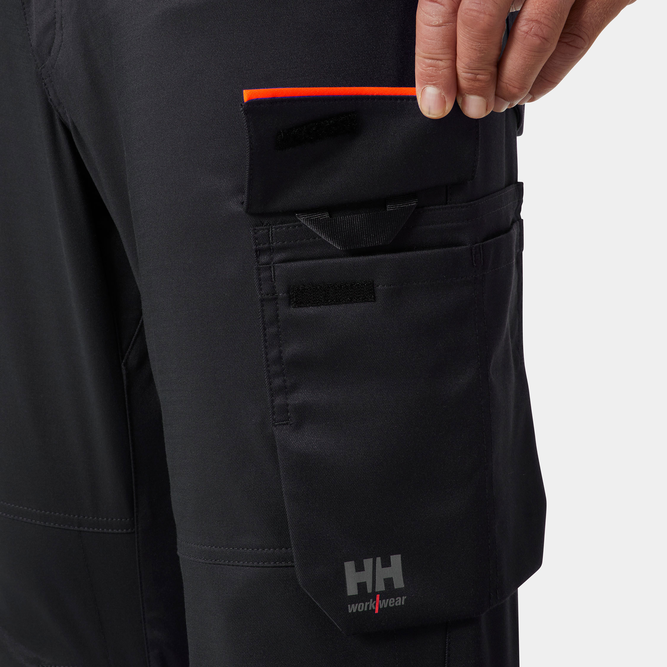 Helly Hansen UC-ME work trousers, Hi-vis Orange/Ebony, large image number 5