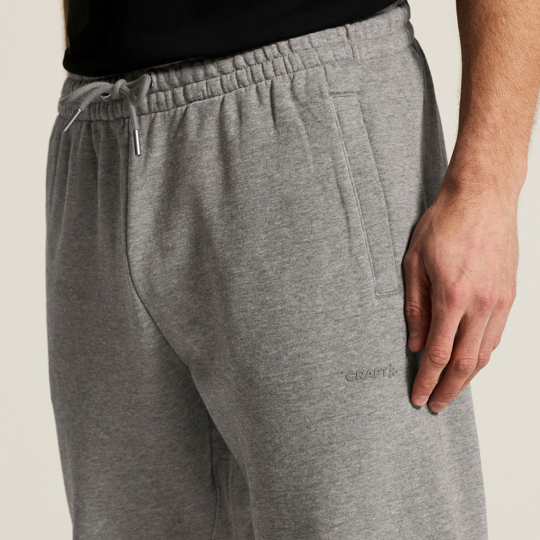 Craft Frequent joggebukse, Grey melange, large image number 8