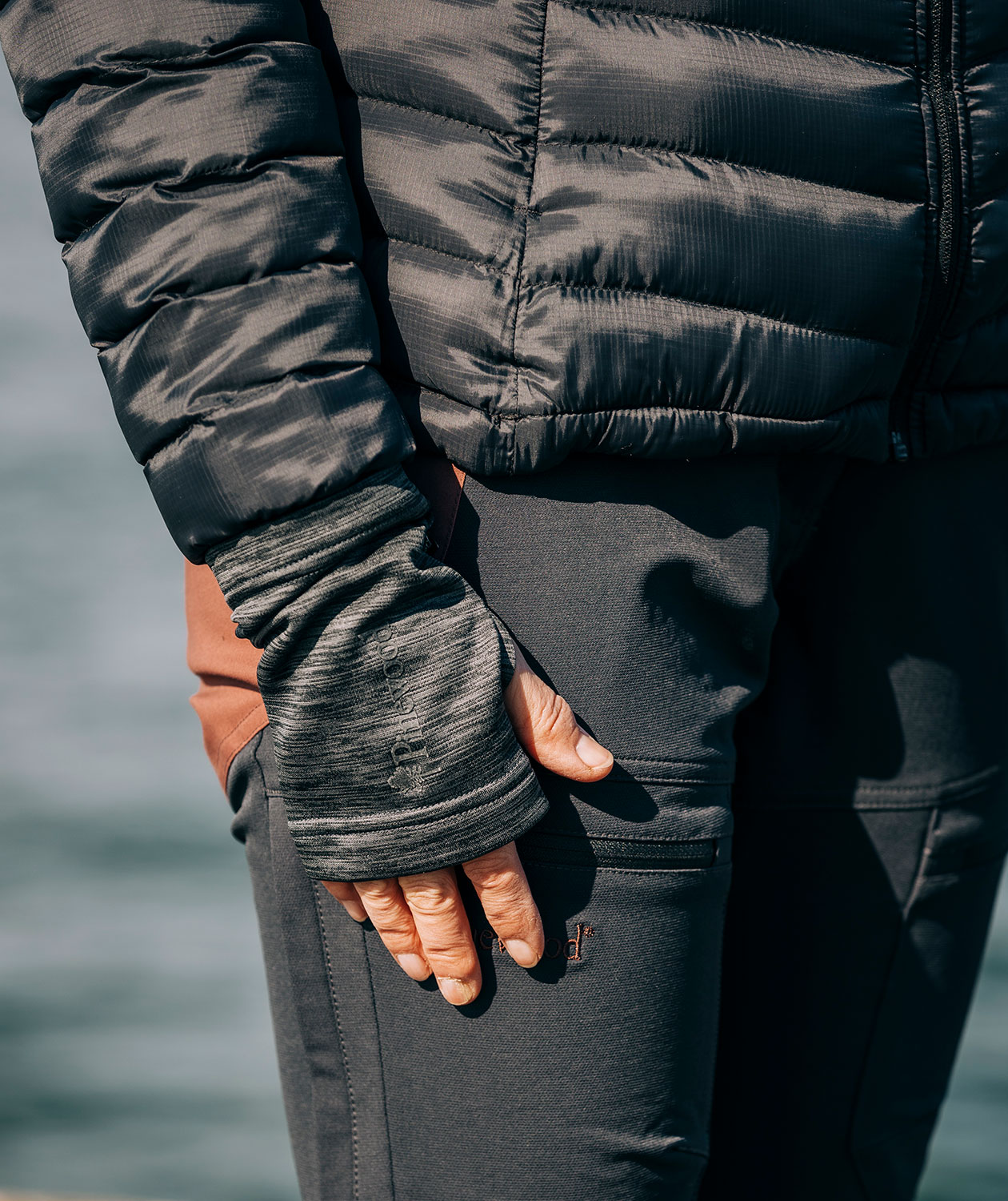 Pinewood&nbsp;Abisko Insulation vatteret damejakke, Smoke Sort, large image number 2