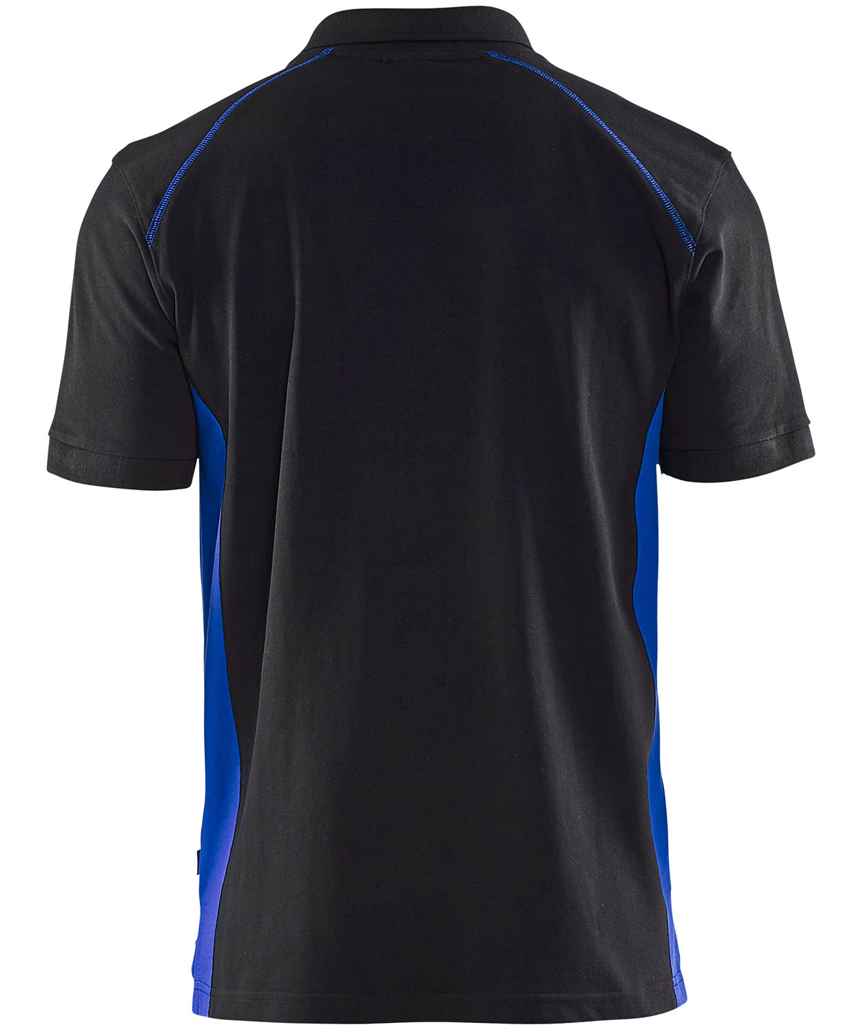 Bl&aring;kl&auml;der polo T-shirt, Black/Cobalt Blue, large image number 2